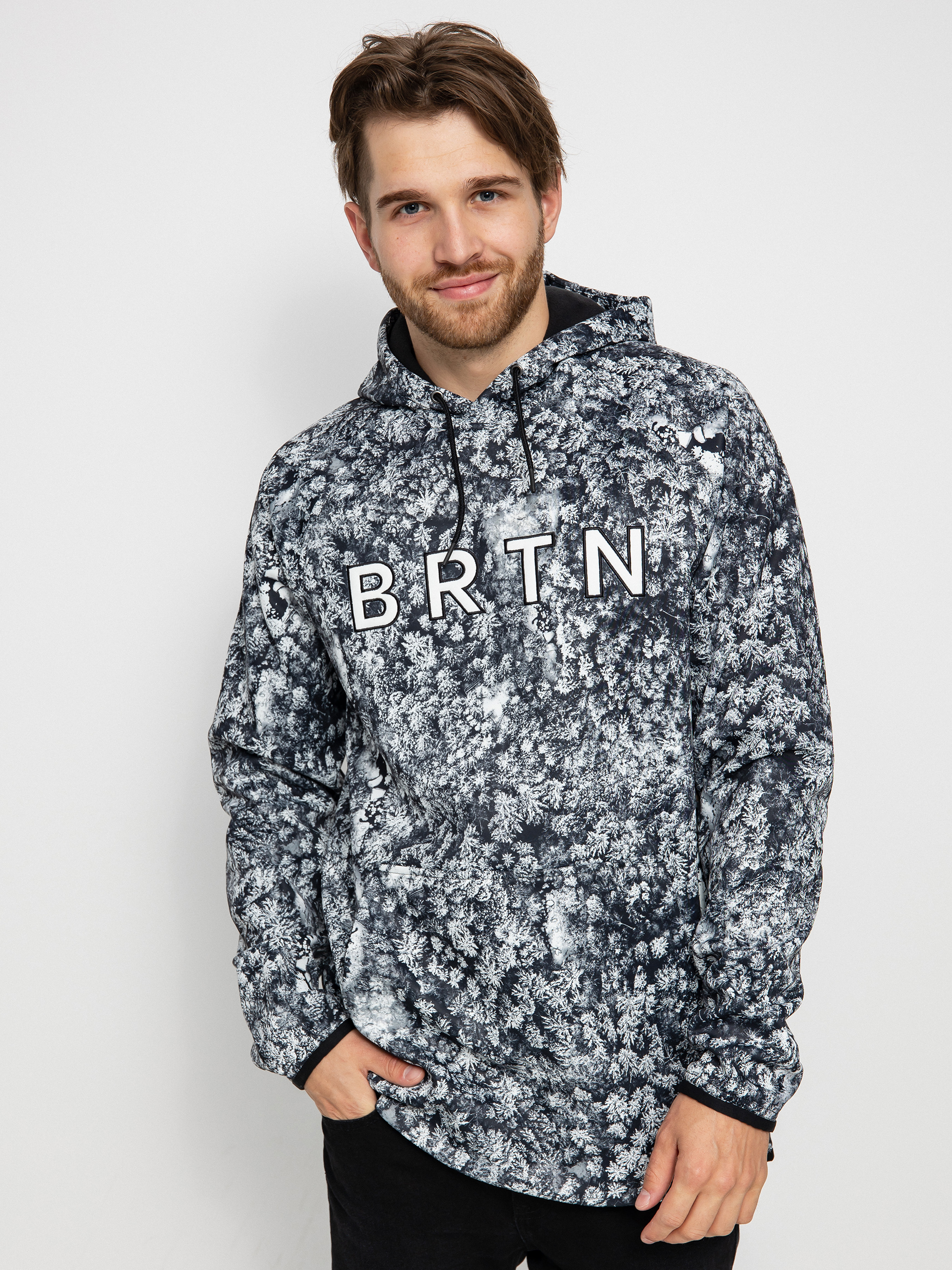 Férfi Burton Crown Weatherproof HD Thermo pulóver (aerial pines)