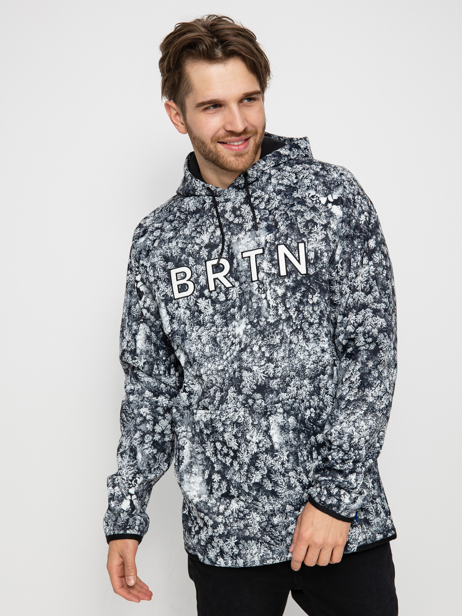 Férfi Burton Crown Weatherproof HD Thermo pulóver (aerial pines)