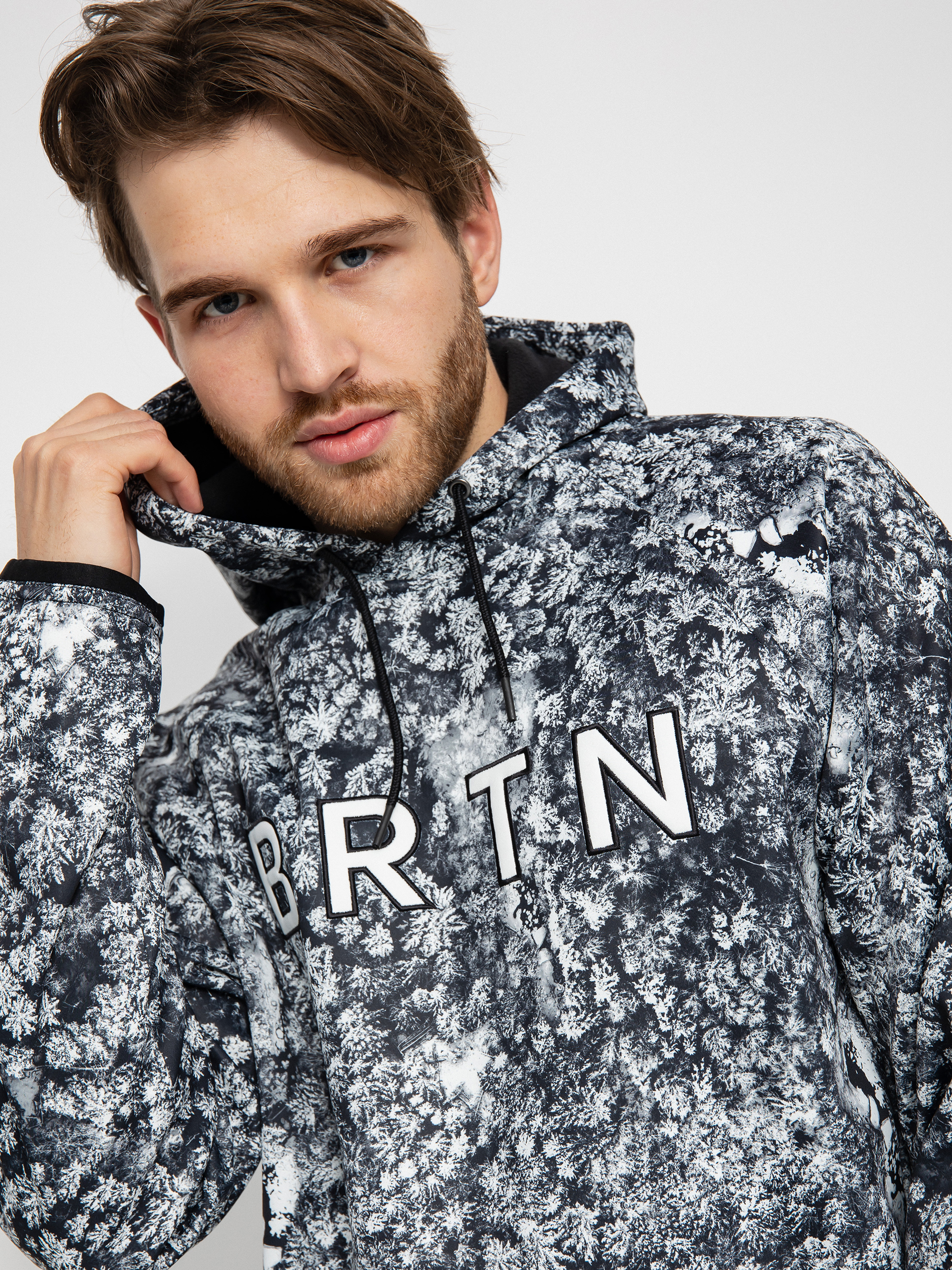 Férfi Burton Crown Weatherproof HD Thermo pulóver (aerial pines)