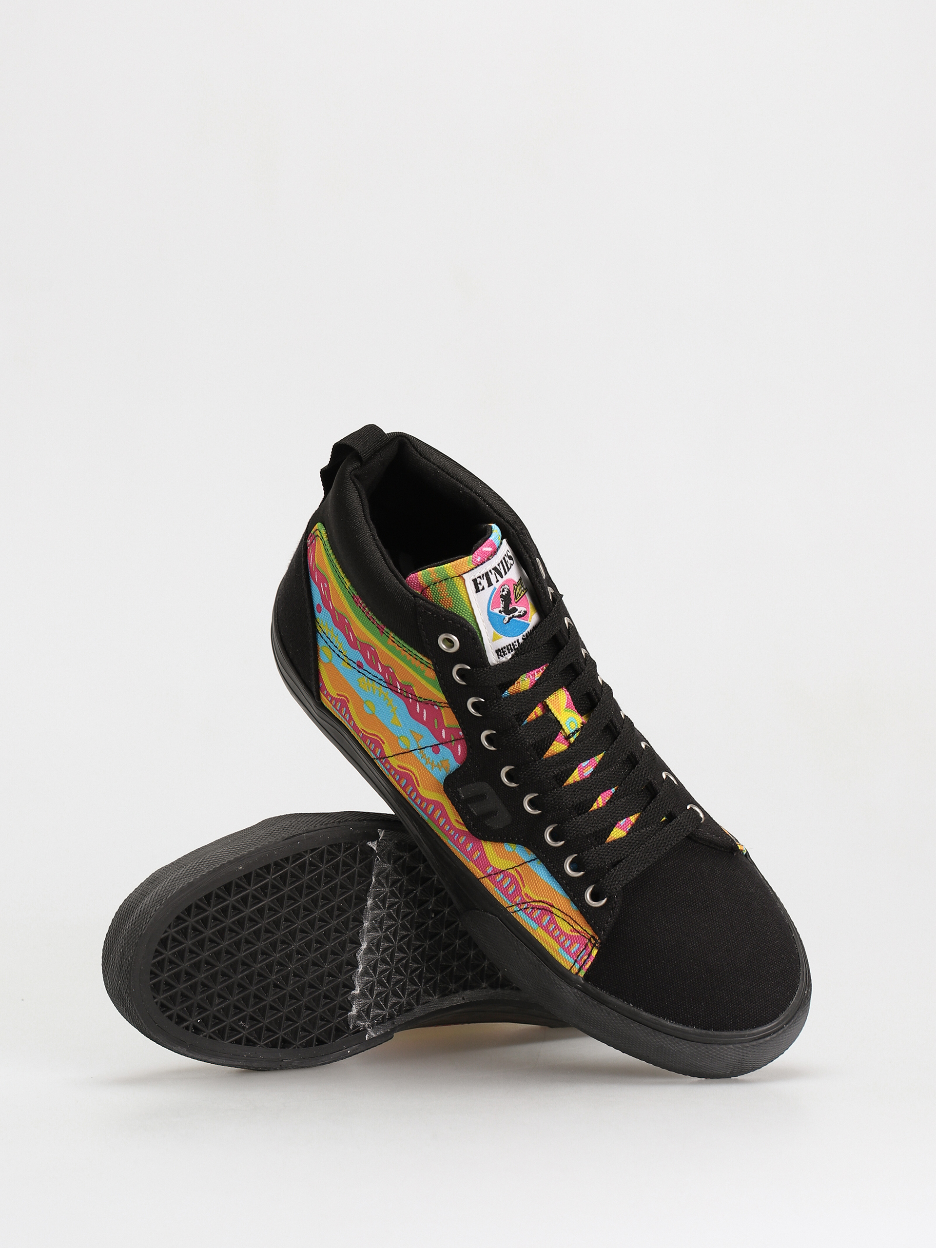 Etnies Kayson High Cipők (black/print)