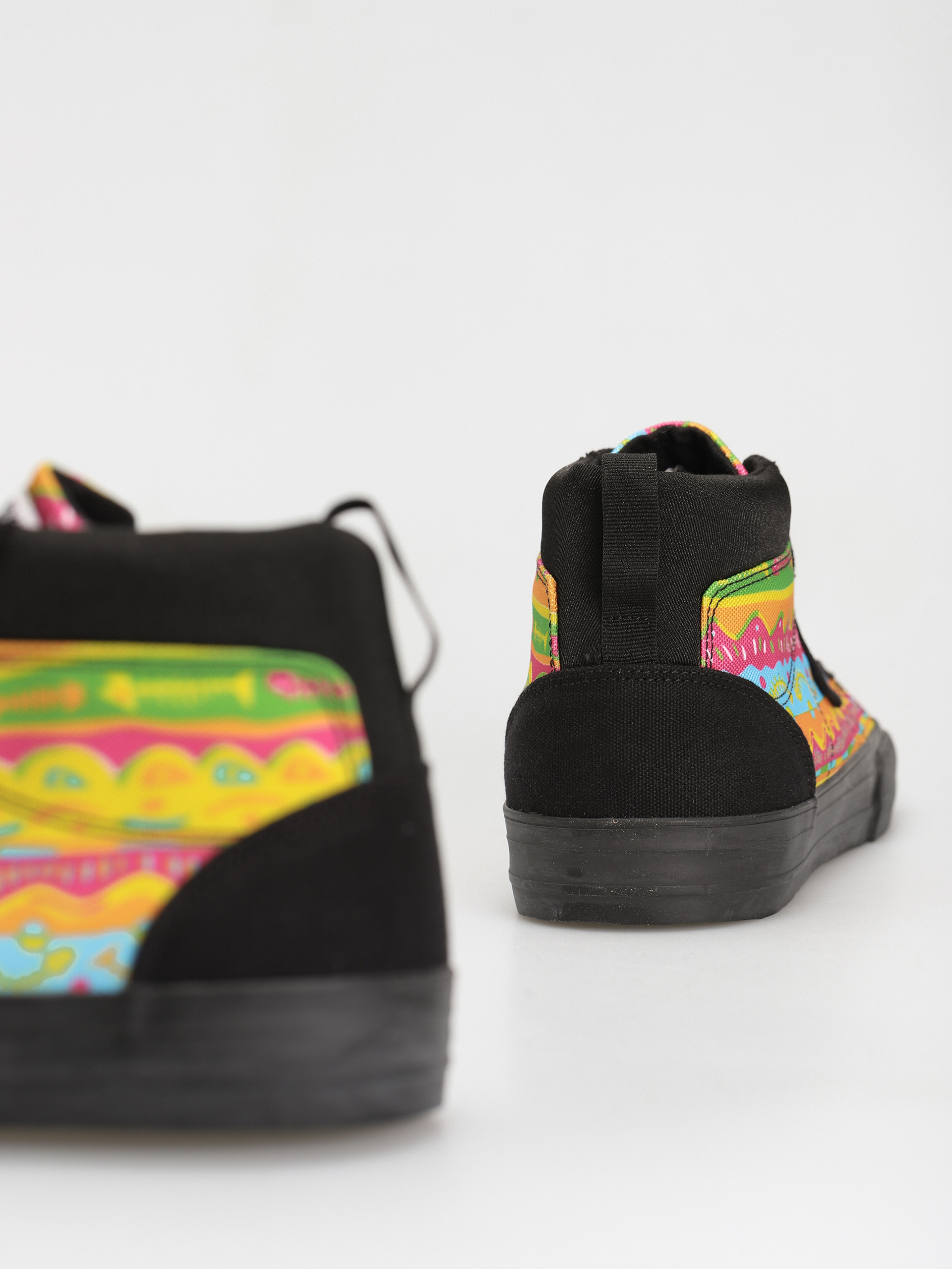 Etnies Kayson High Cipők (black/print)