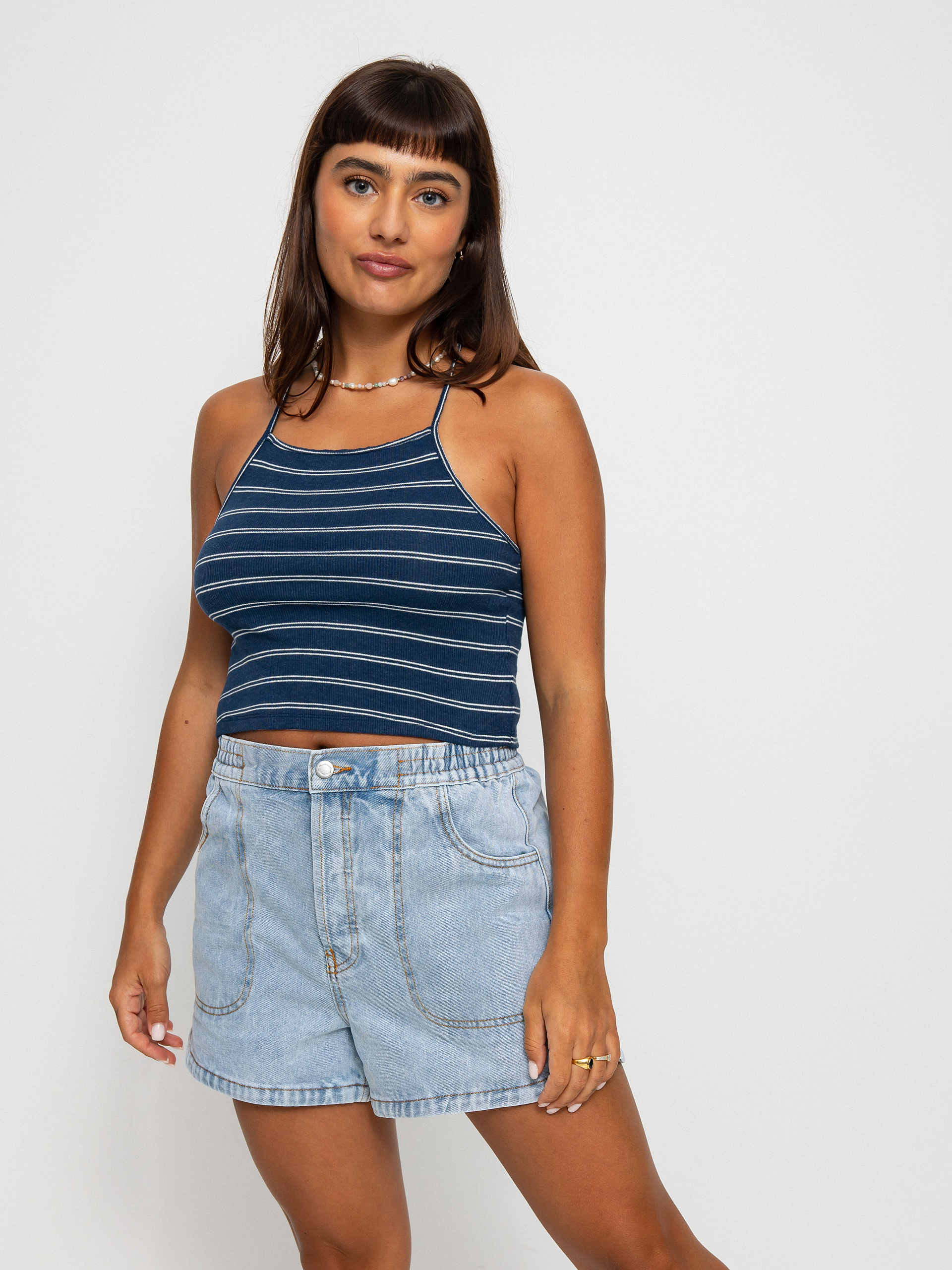 RVCA Koszulka Hat Trick póló Wmn (ink)