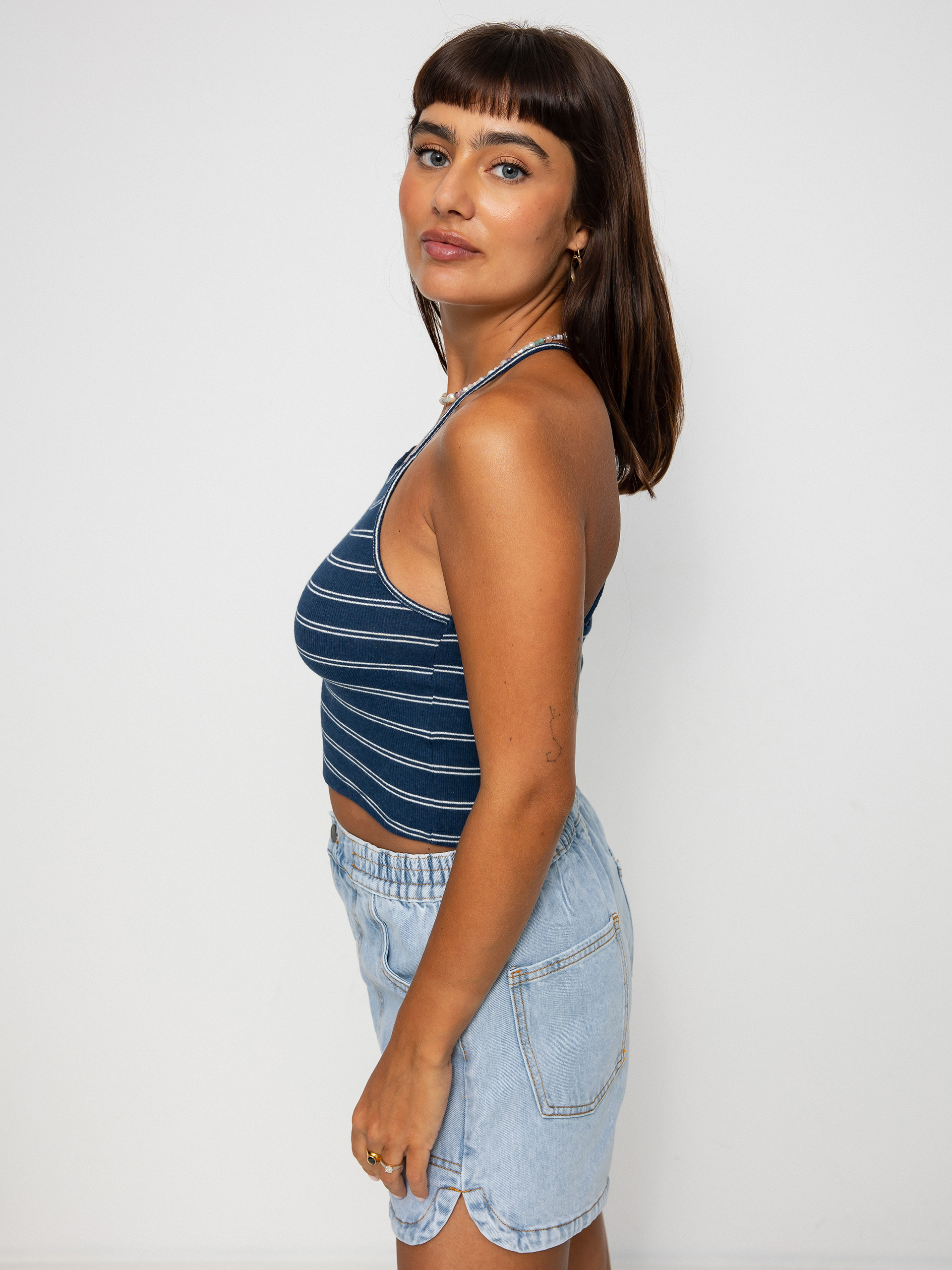 RVCA Koszulka Hat Trick póló Wmn (ink)