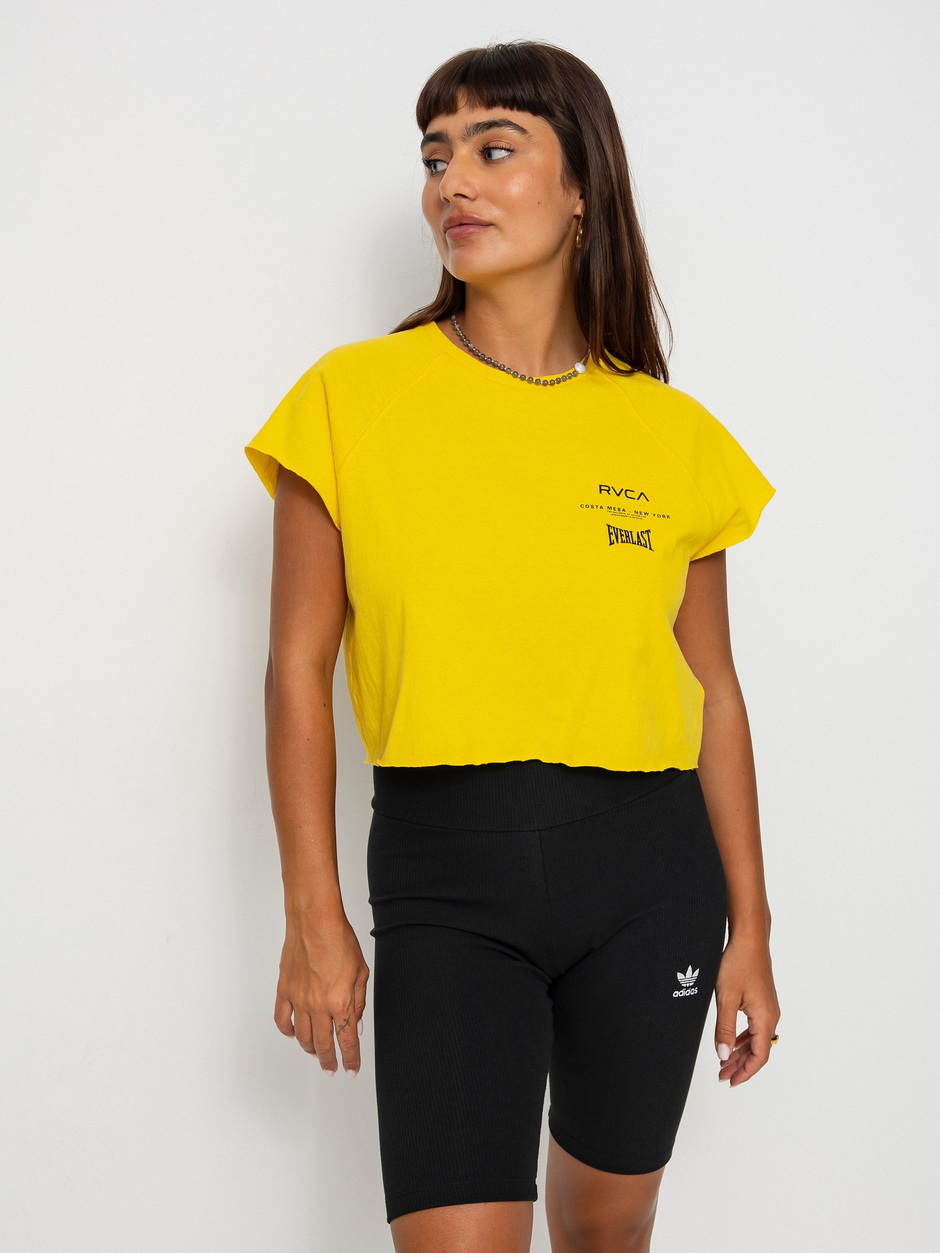 RVCA Koszulka Everlast Raglan Musc póló (freesia)