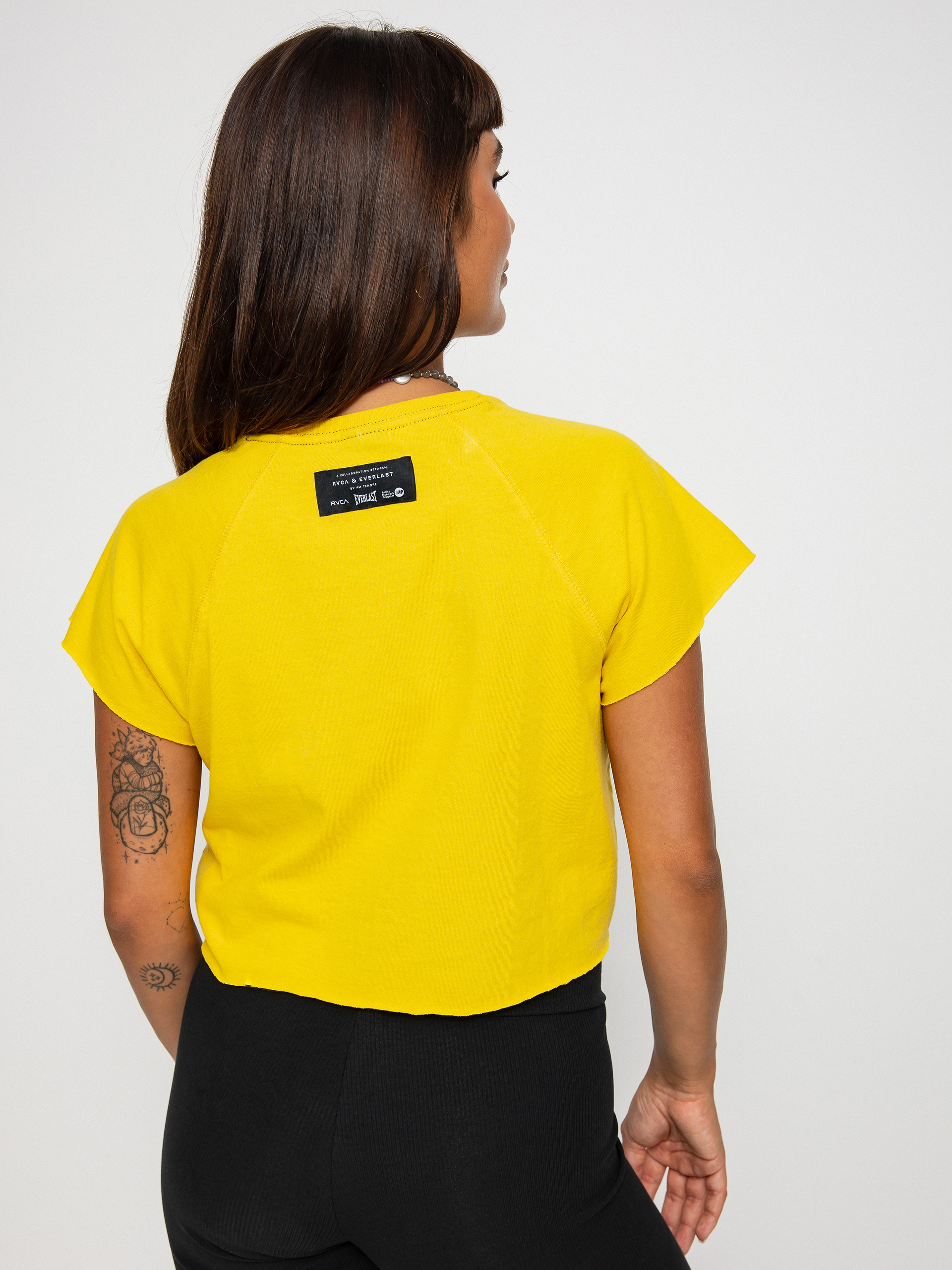 RVCA Koszulka Everlast Raglan Musc póló (freesia)