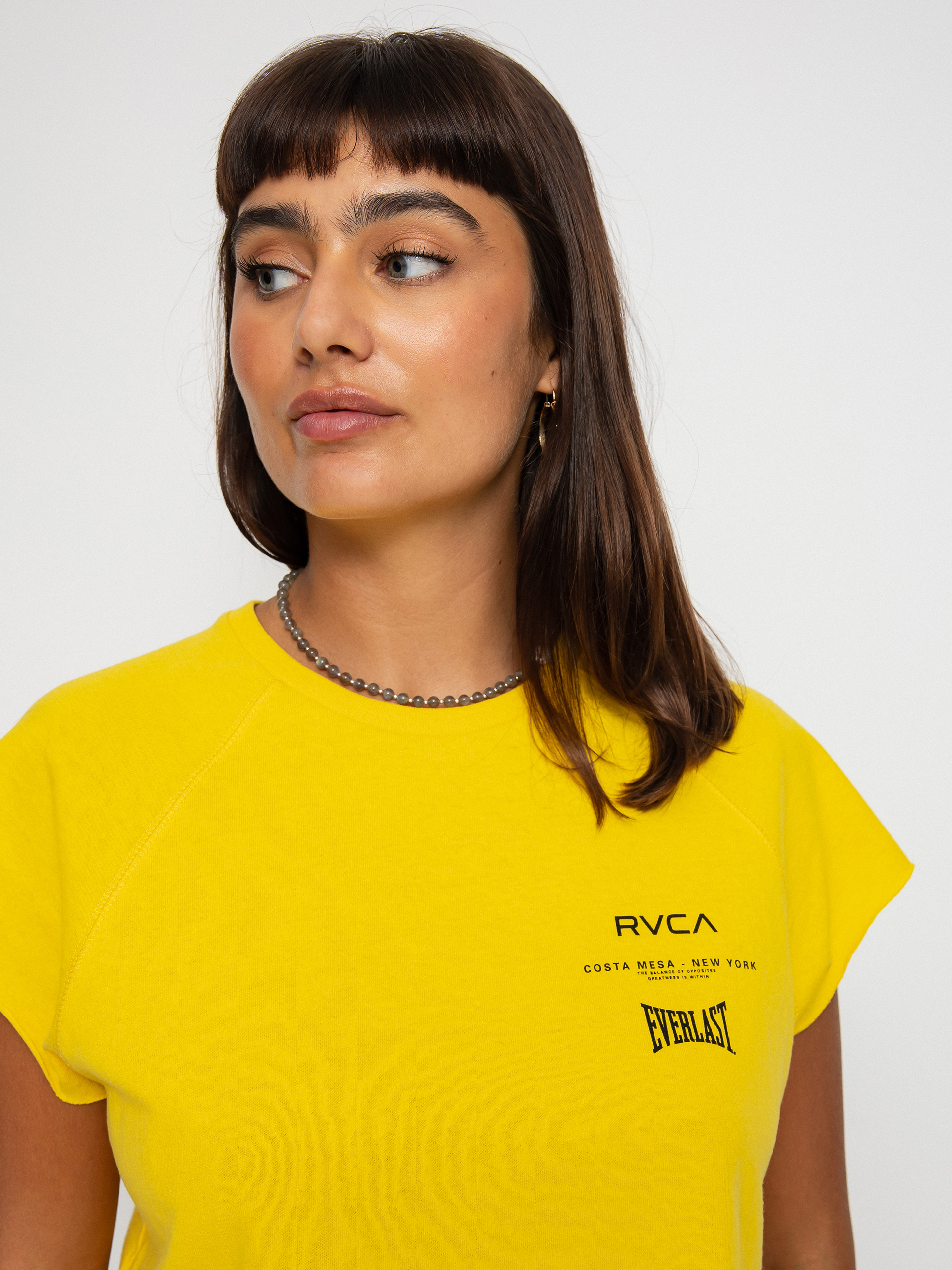 RVCA Koszulka Everlast Raglan Musc póló (freesia)