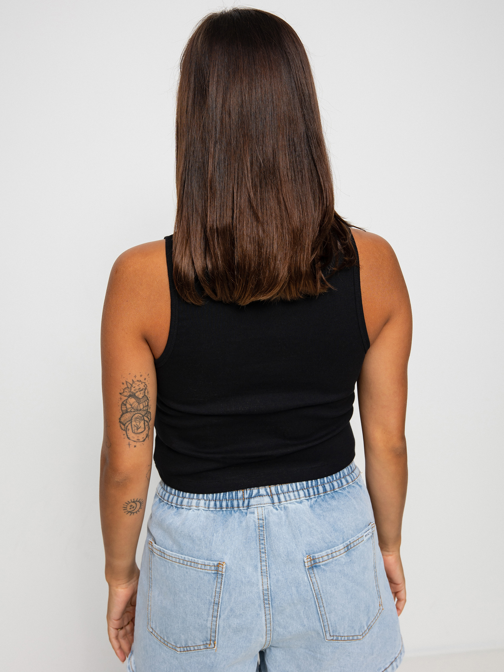 Element Koszulka Smile Crop póló Wmn (flint black)