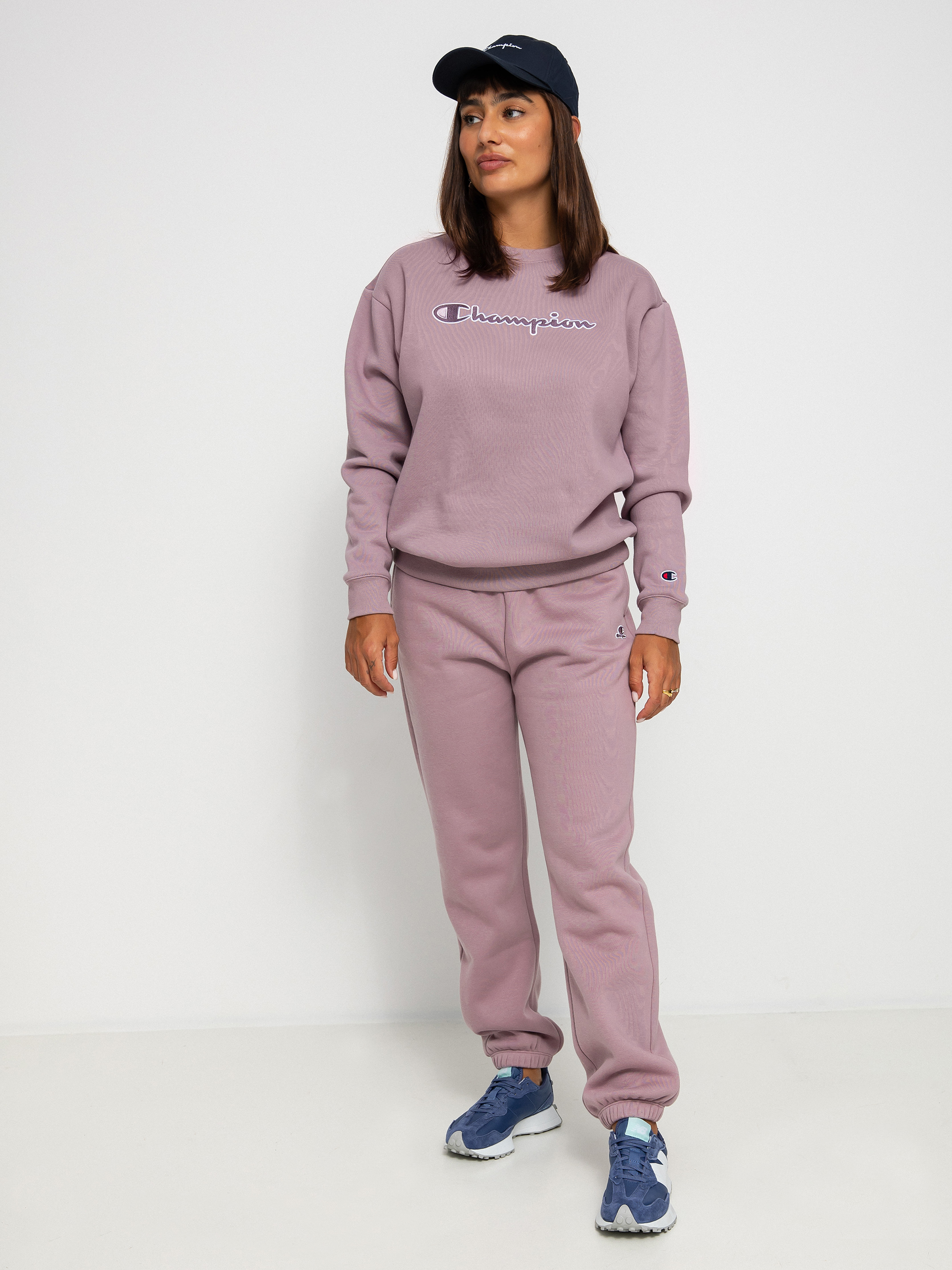 Champion Crewneck Sweatshirt 115478 Pulóver Wmn (eby)