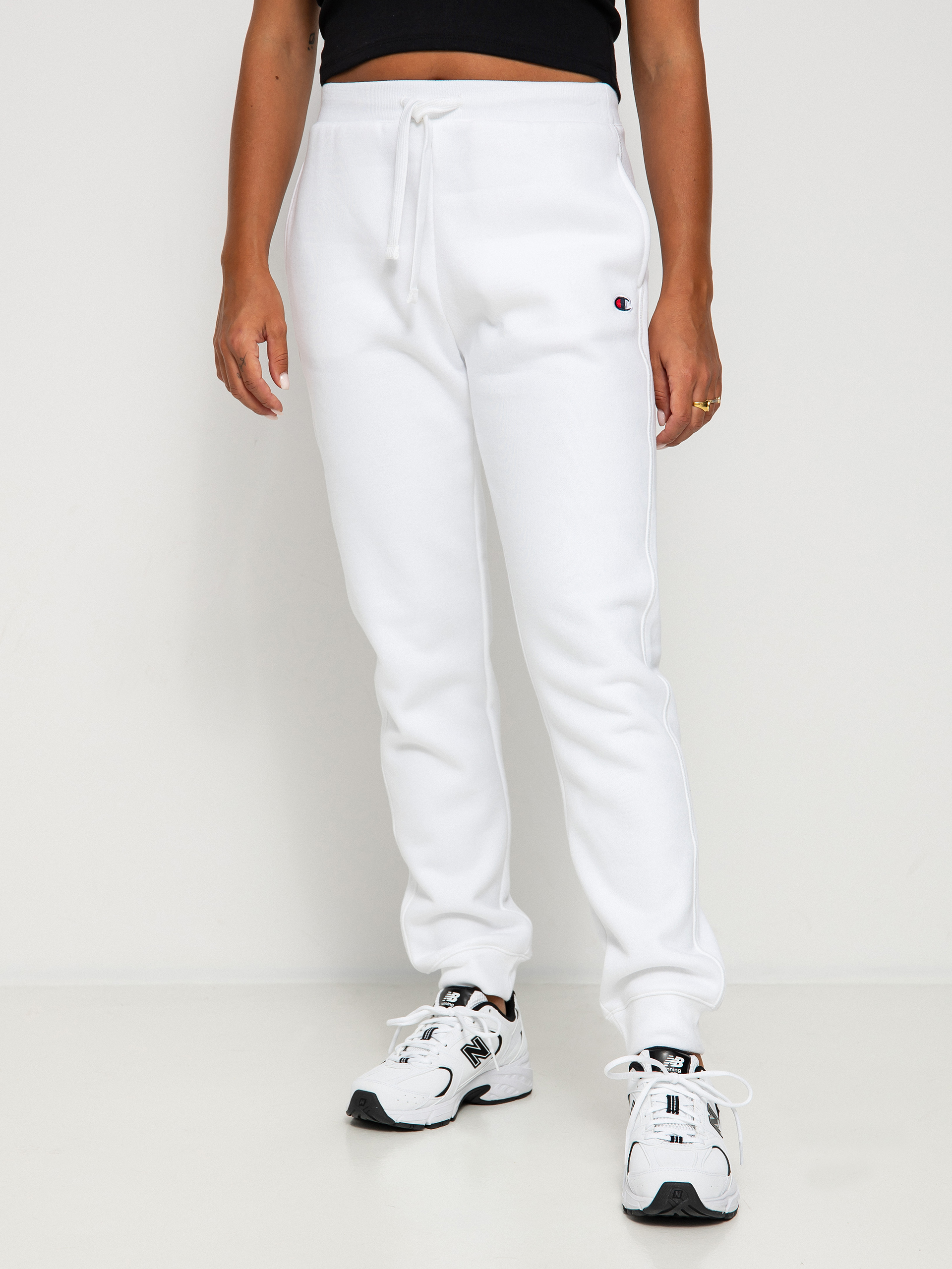 Champion Rib Cuff Pants 115486 Kisnadrág Wmn (wht)