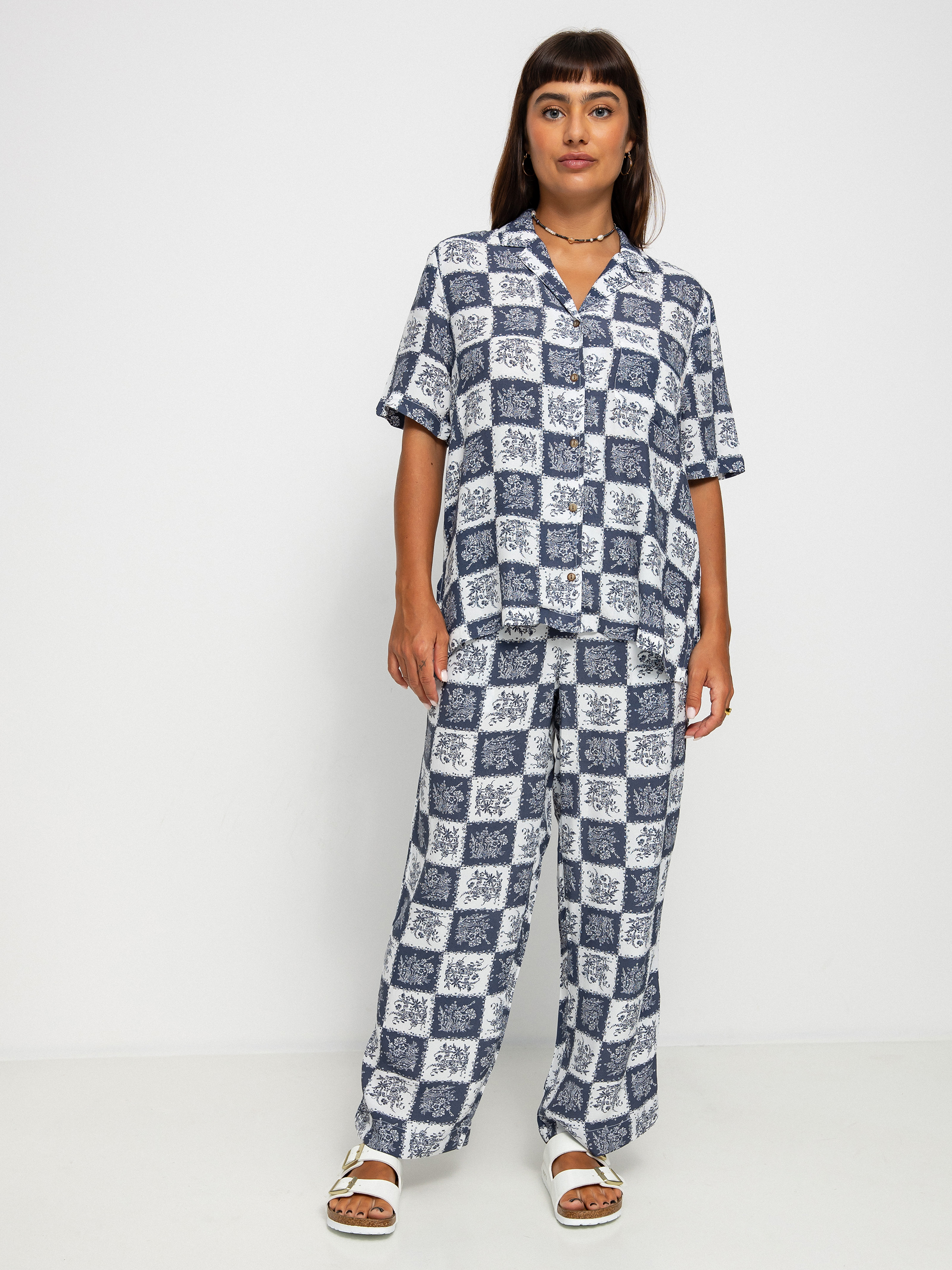 Brixton Patchwork Crop Pant Kisnadrág Wmn