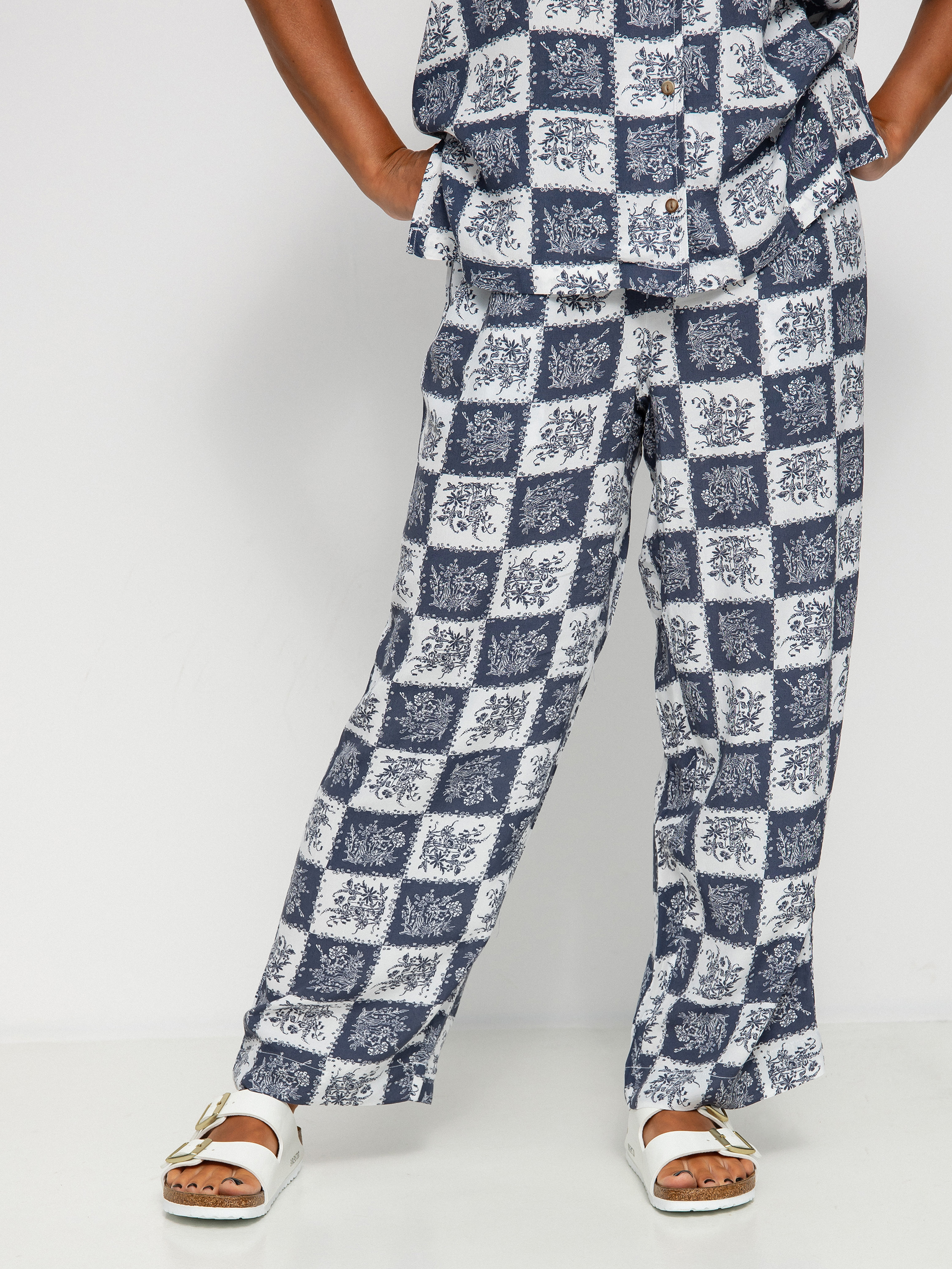 Brixton Patchwork Crop Pant Kisnadrág Wmn (joe blue)