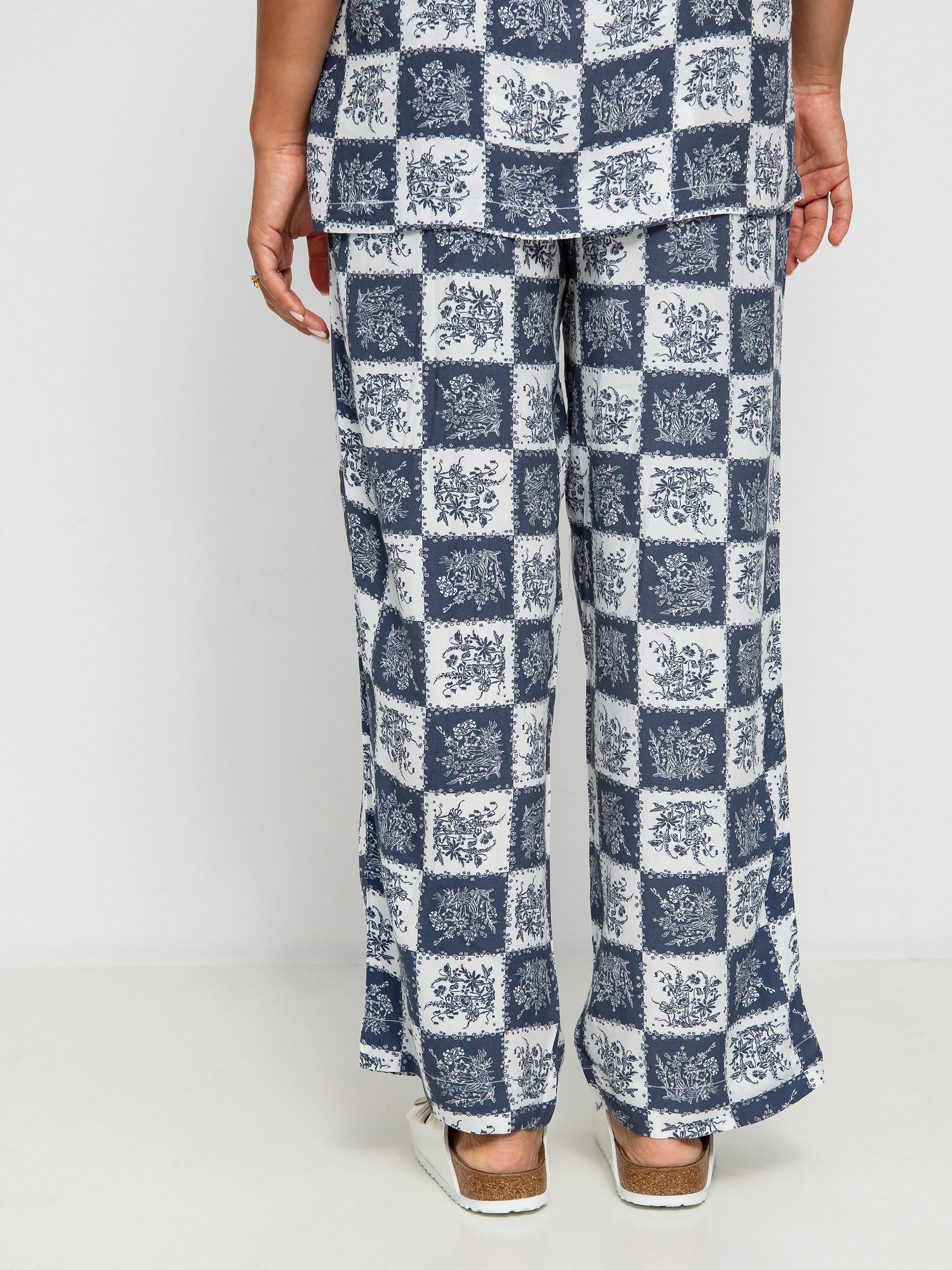 Brixton Patchwork Crop Pant Kisnadrág Wmn (joe blue)