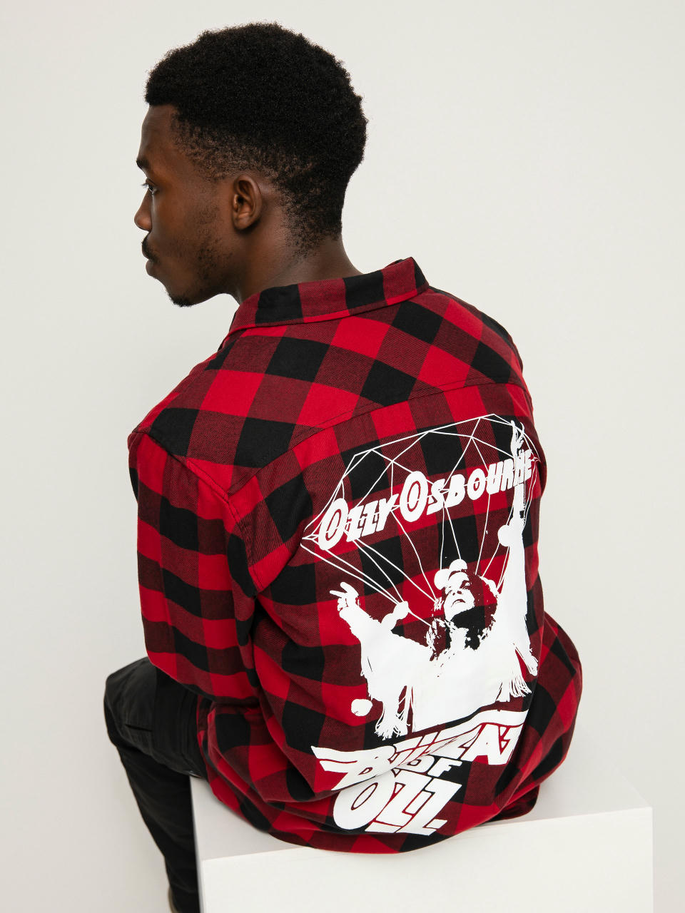 Diamond Supply Co. Dark Idol Flannel Ing (red)