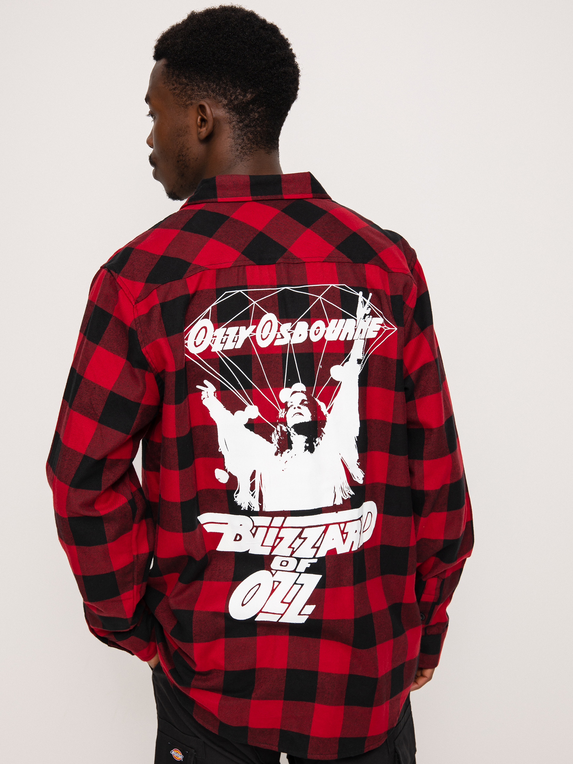 Diamond Supply Co. Dark Idol Flannel Ing (red)