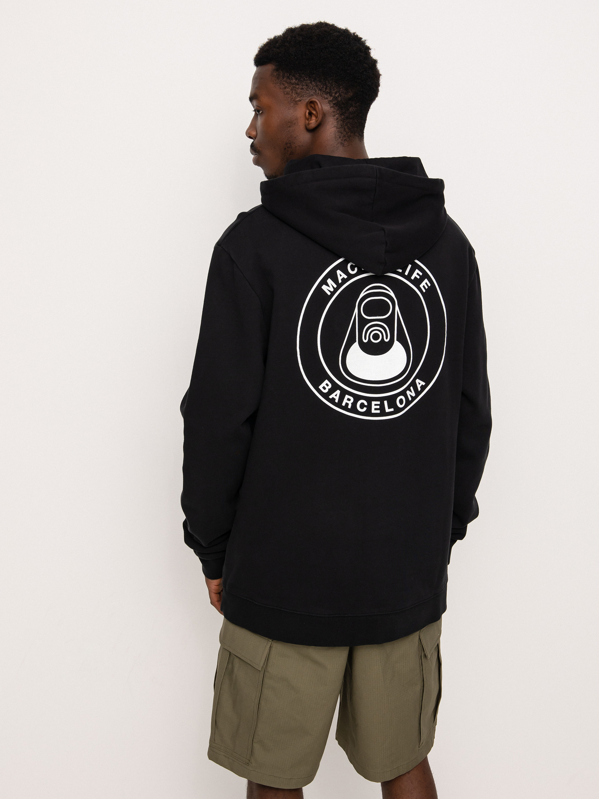 Macba Life Og Logo HD Kapucnis pulóver (black)