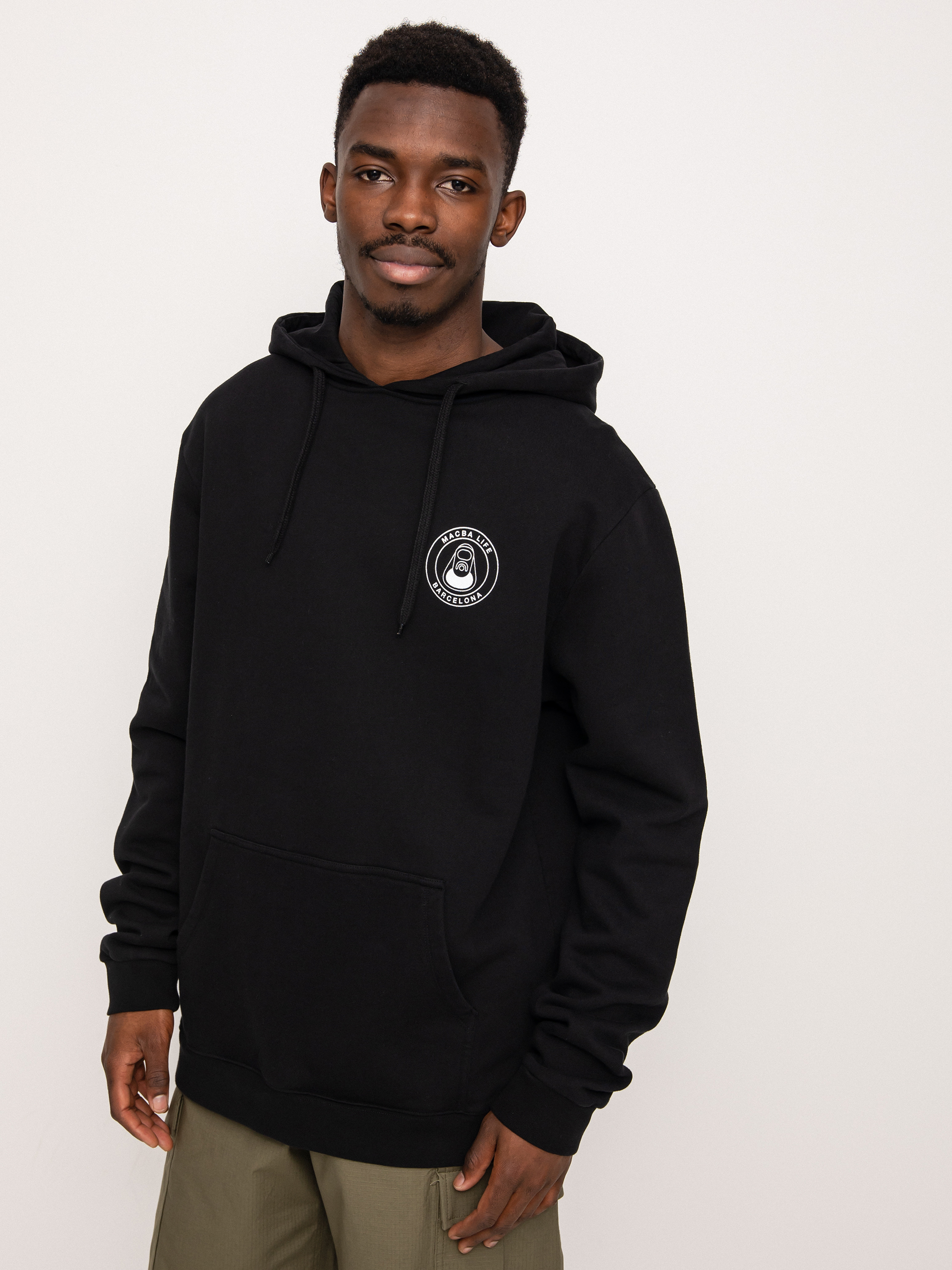 Macba Life Og Logo HD Kapucnis pulóver (black)