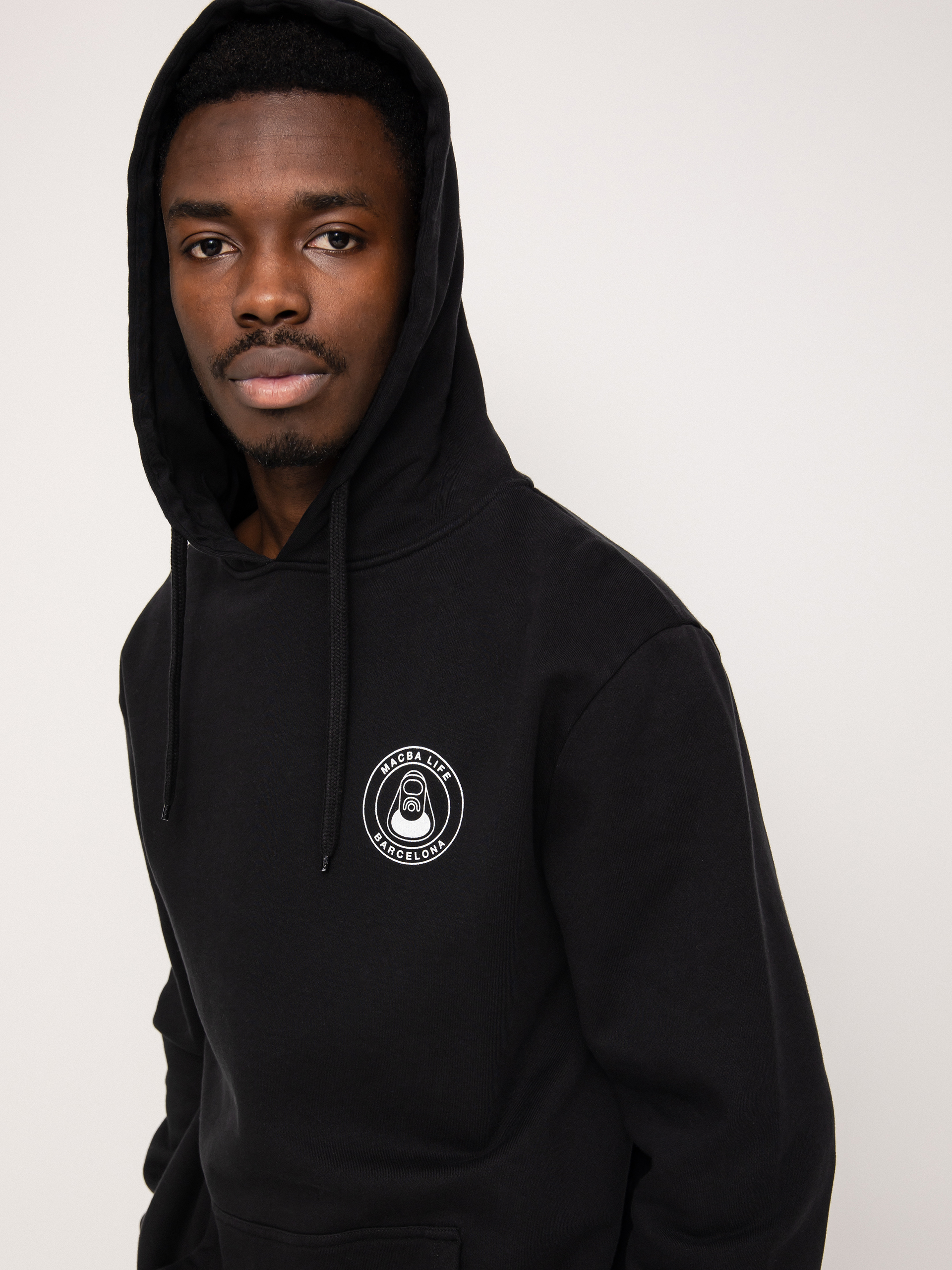 Macba Life Og Logo HD Kapucnis pulóver (black)