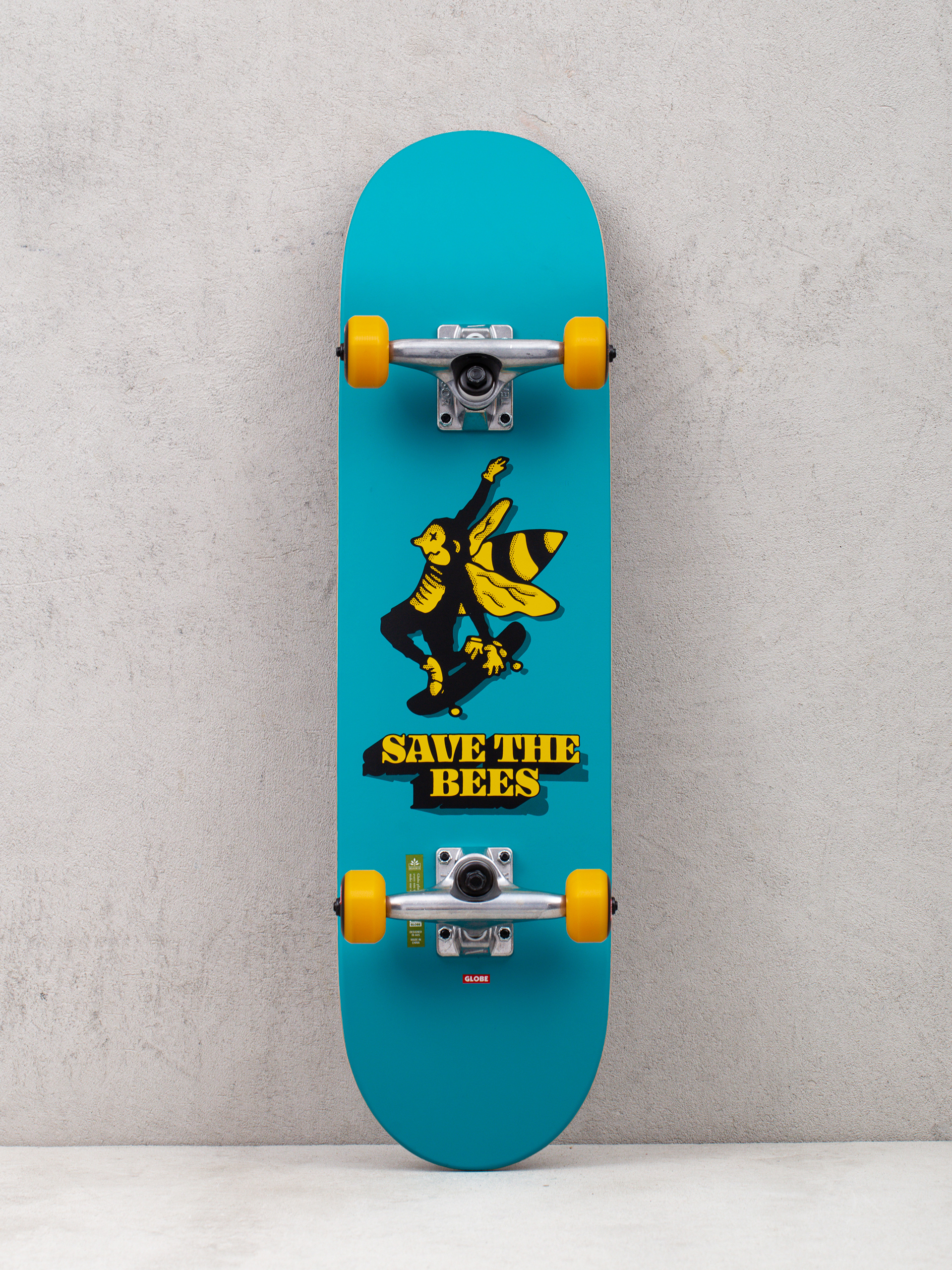 Globe Kids Save The Bees Mid Komplett gördeszka (blue)