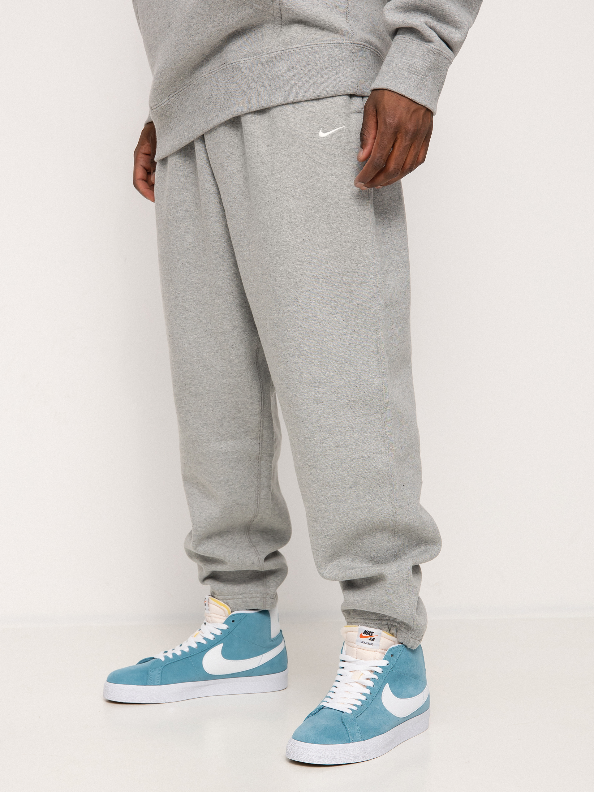 Nike SB Nikelab Kisnadrág (dk grey heather/white)