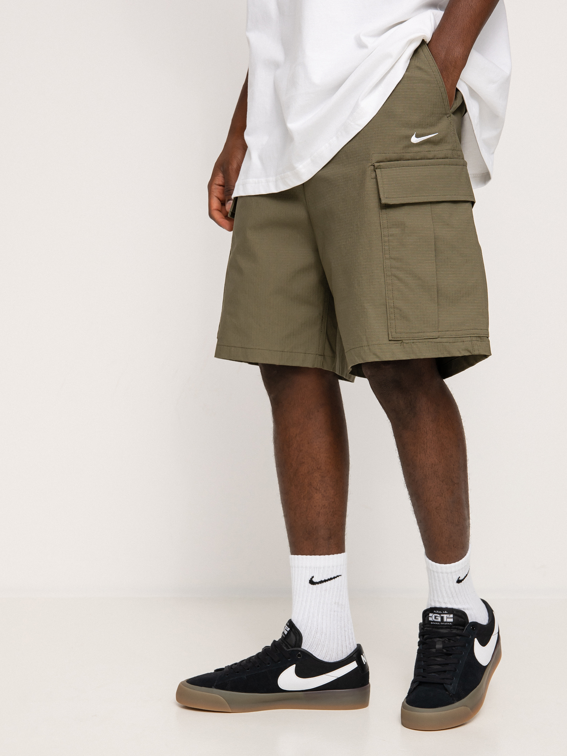 Nike SB Cargo Rövidnadrág (medium olive/white)