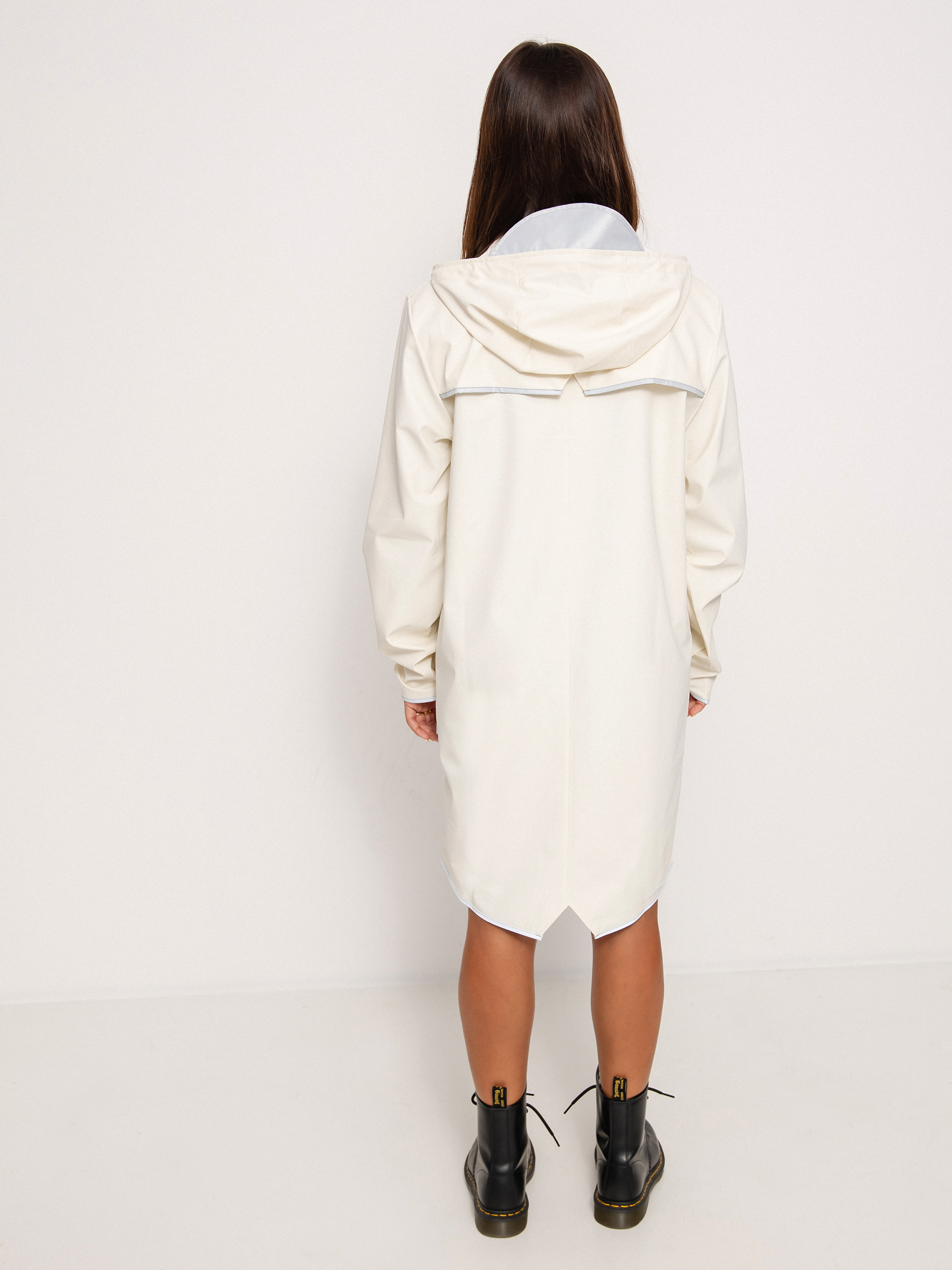 Rains Long Jacket Reflective Dzseki Wmn (fossil reflective)