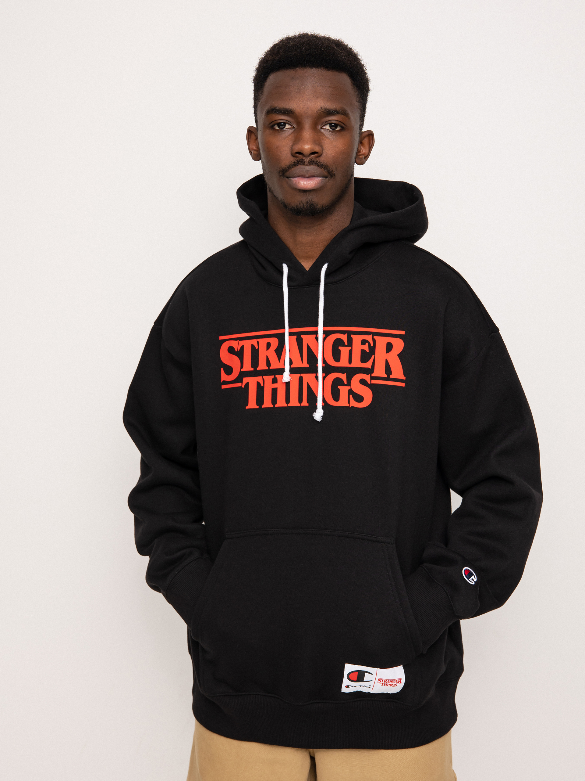 Champion X Stranger Things Hooded Sweatshirt 217780 HD Kapucnis pulóver (nbk)