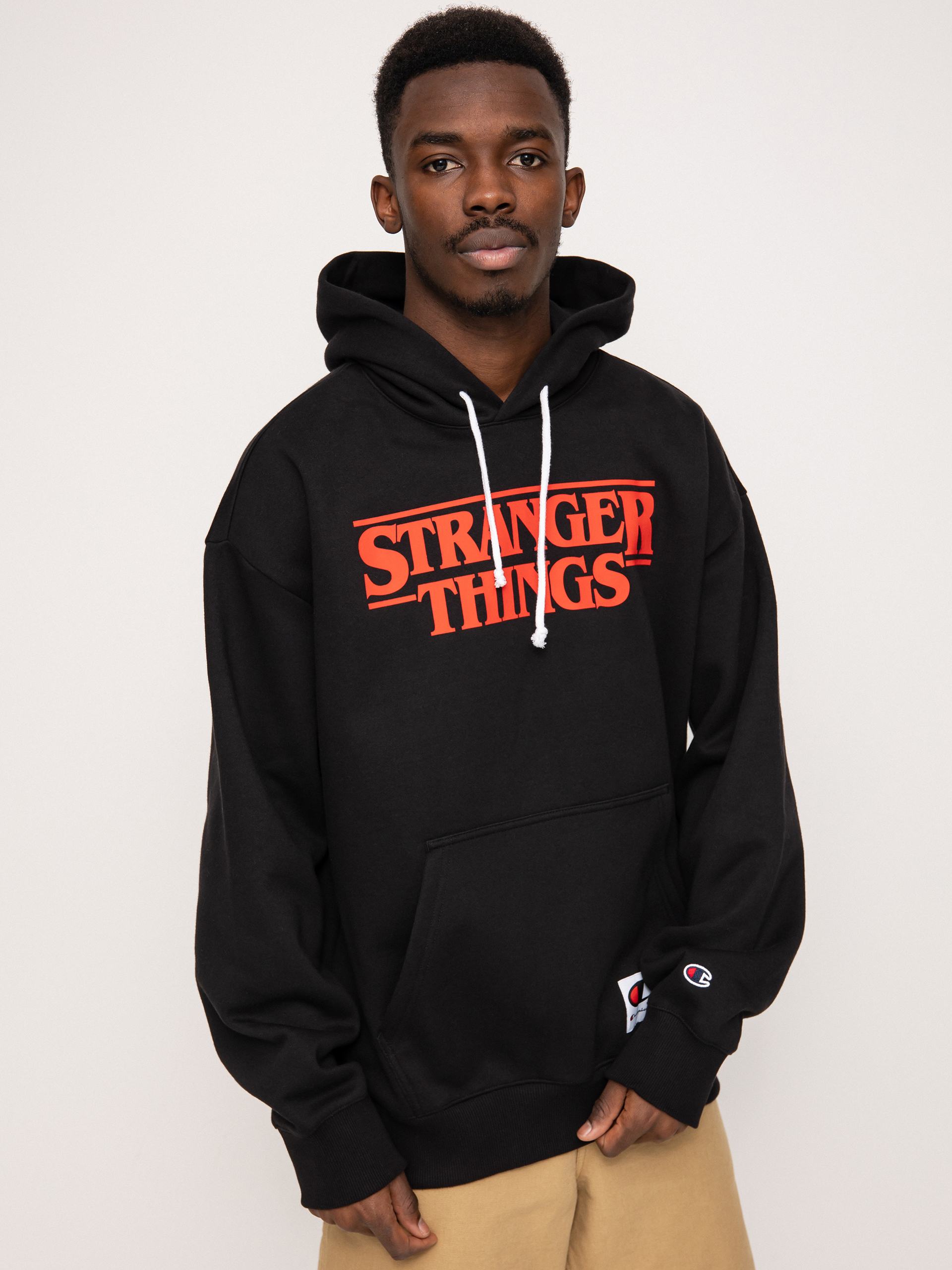 Champion X Stranger Things Hooded Sweatshirt 217780 HD Kapucnis pulóver (nbk)