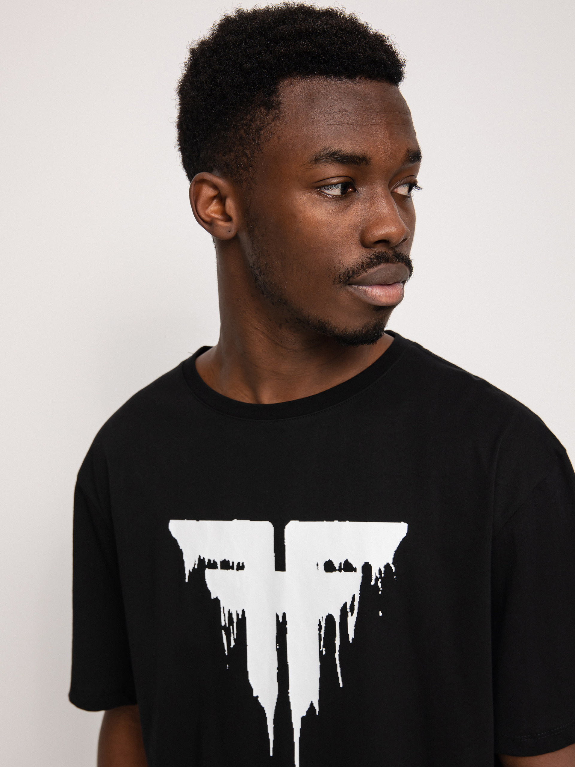 Fallen Drip póló (black/white)