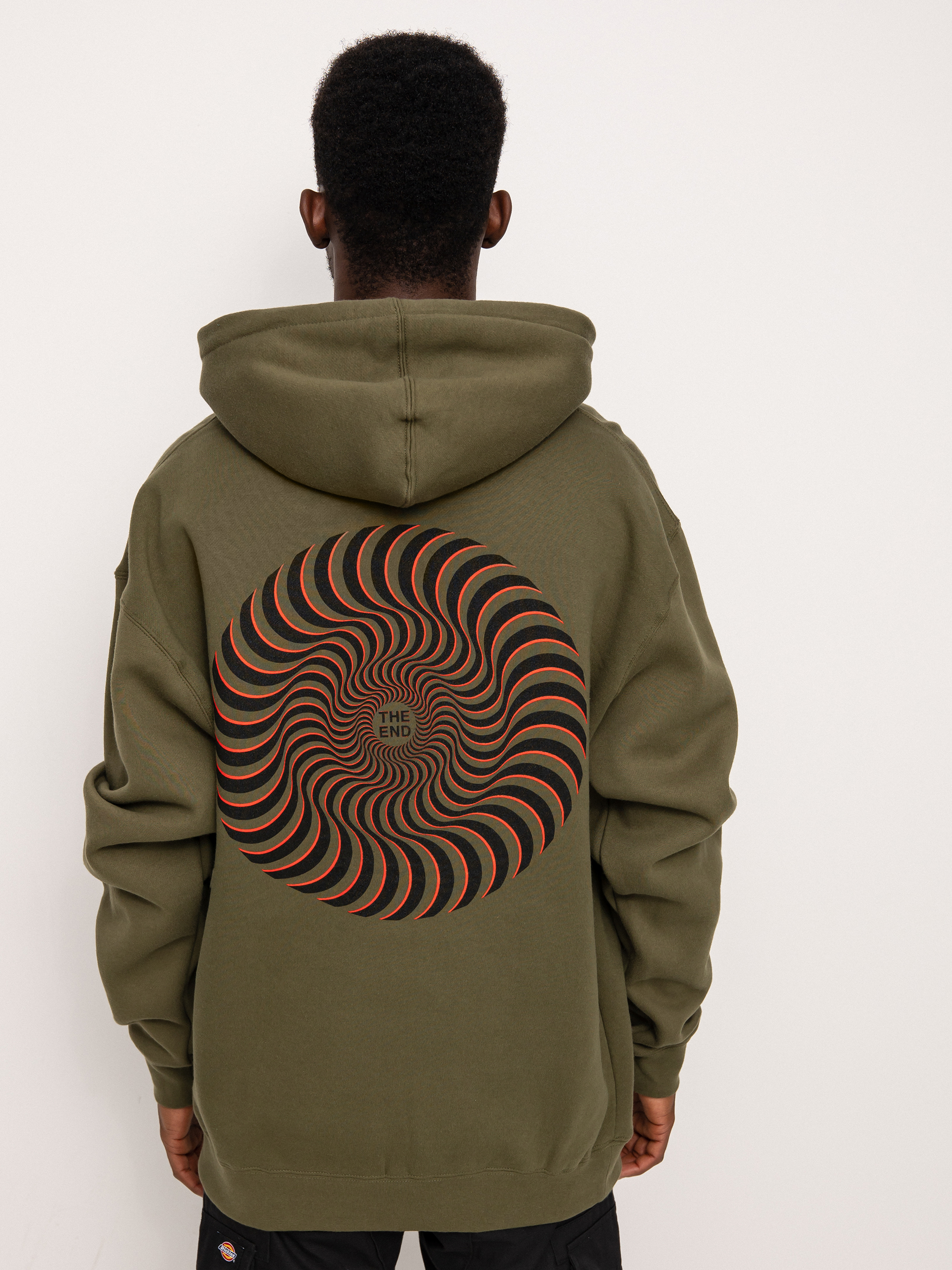 Spitfire Clsc Swrl Ovrly HD Kapucnis pulóver (army)