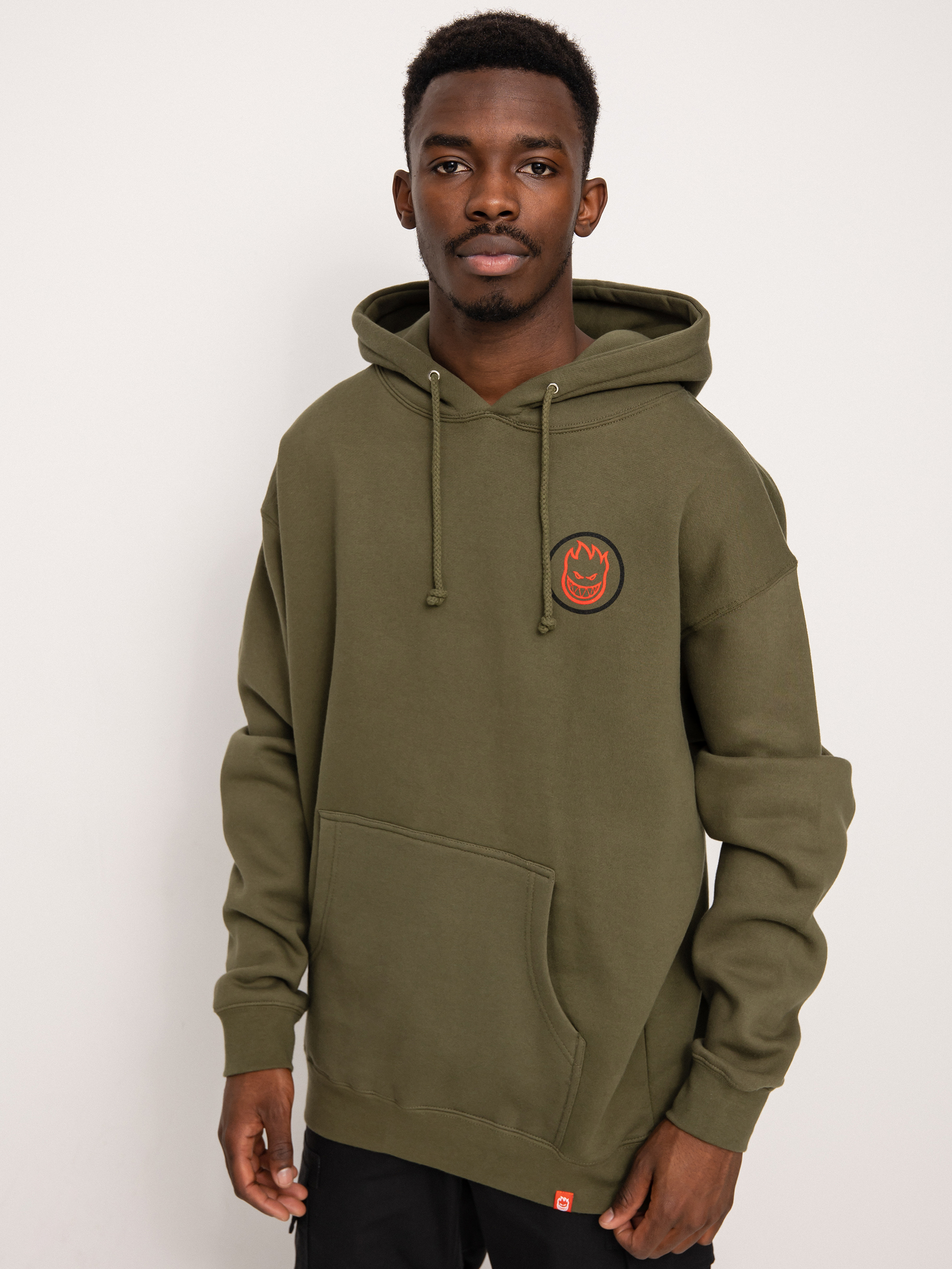 Spitfire Clsc Swrl Ovrly HD Kapucnis pulóver (army)