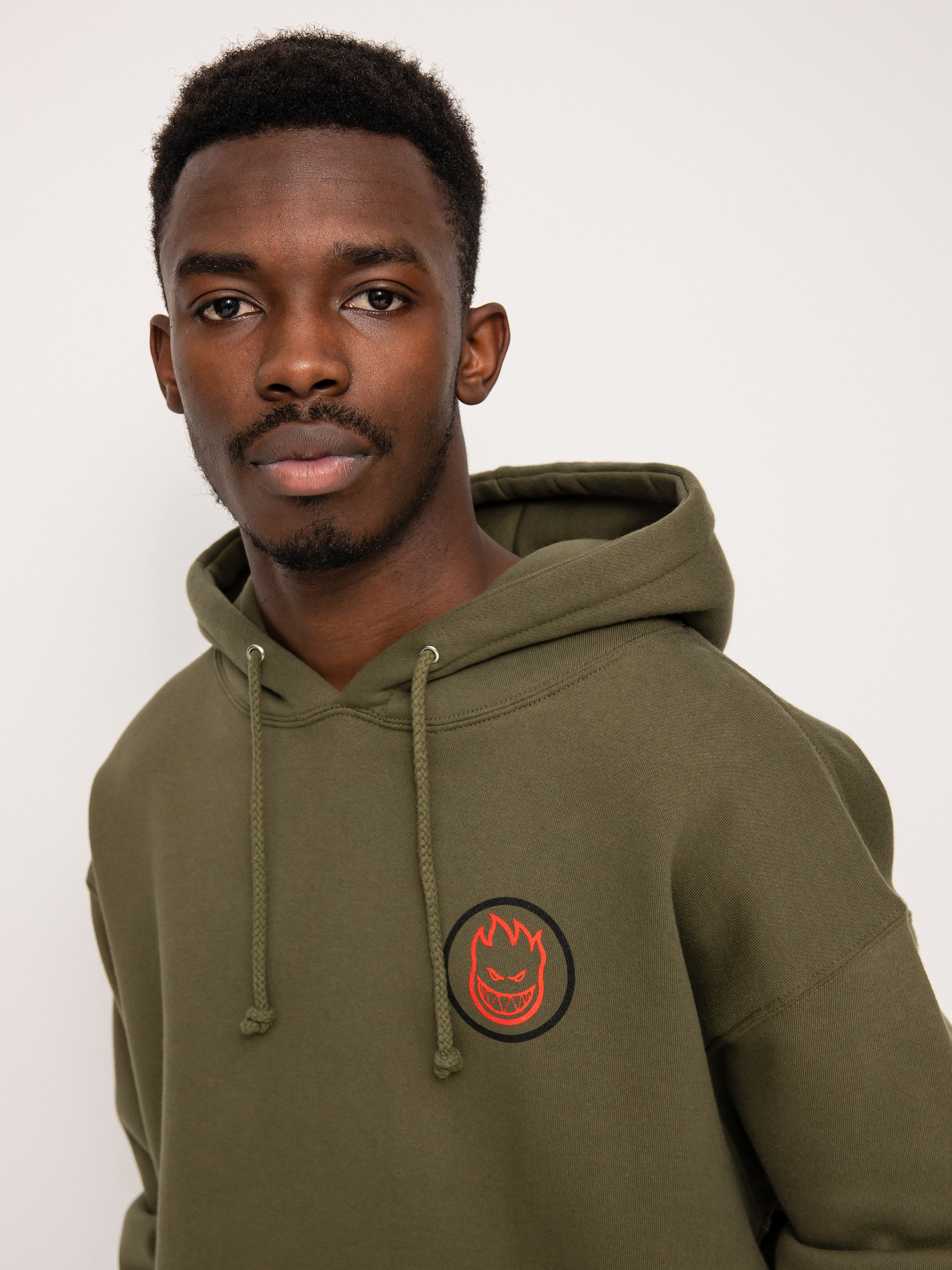 Spitfire Clsc Swrl Ovrly HD Kapucnis pulóver (army)