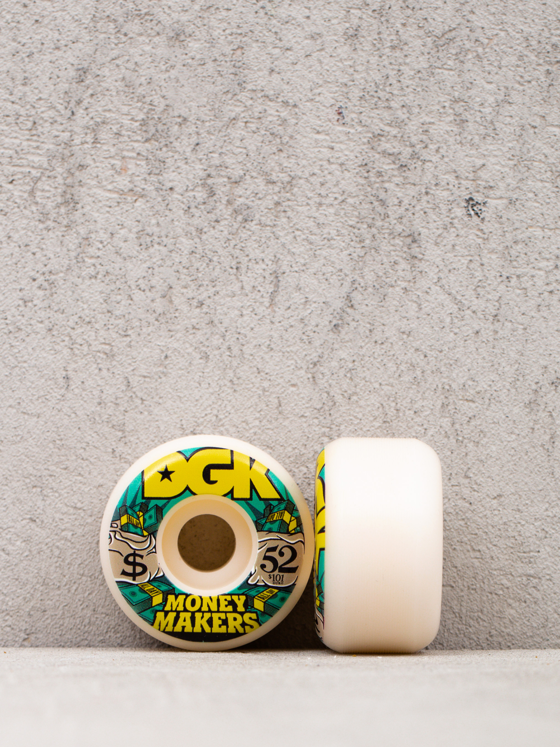 DGK Money Makers Gördeszka kerék (white/green)