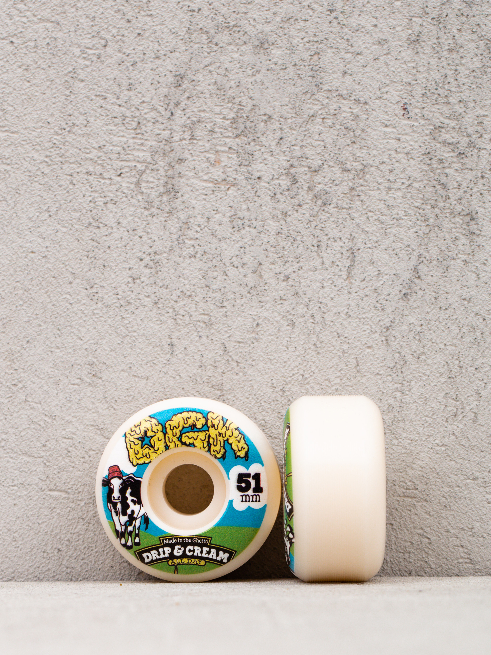 DGK Drip Cream Gördeszka kerék (white/blue)