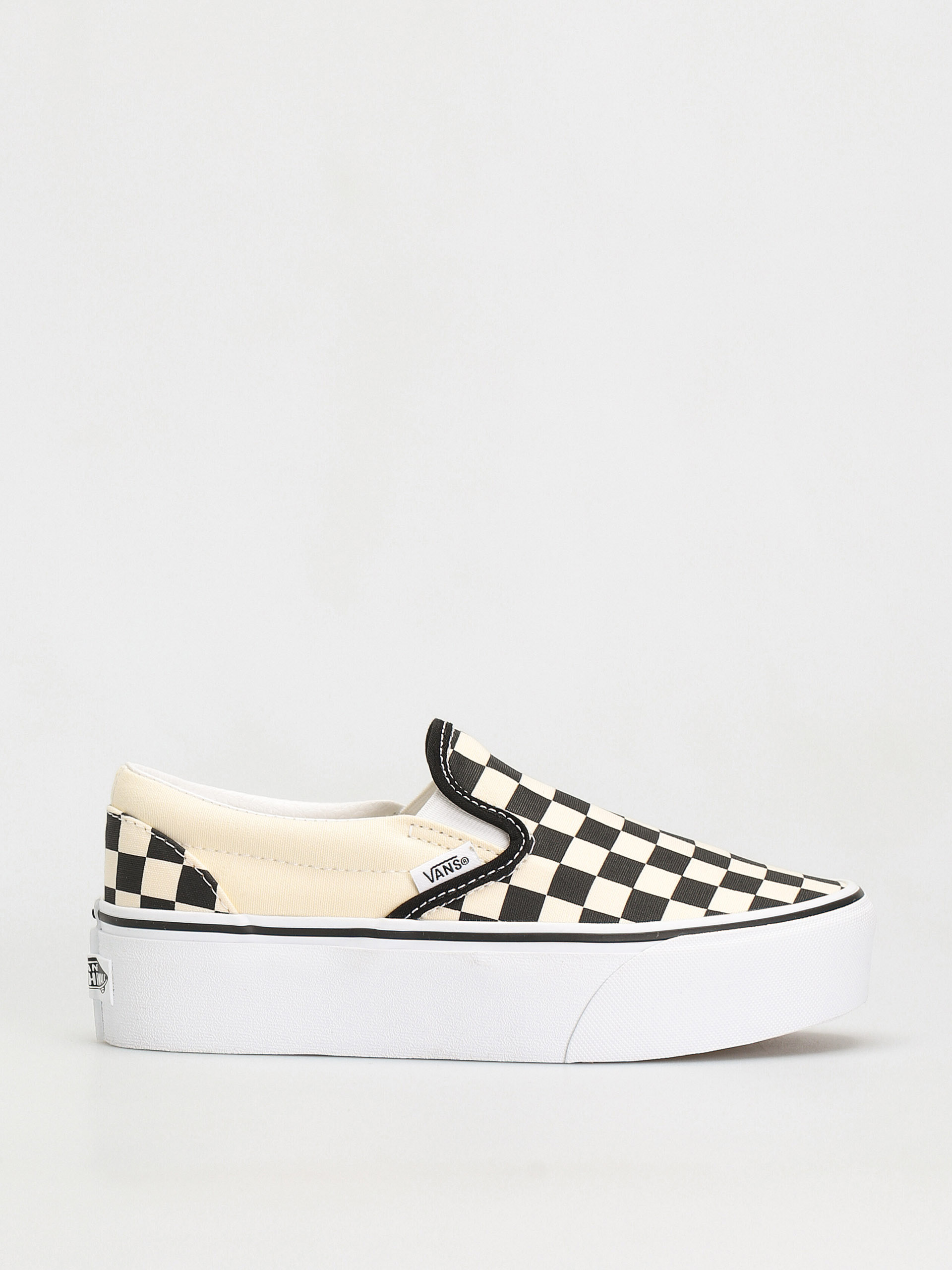 Vans Classic Slip On Stackform Cipők (checkerboard black/classic white)