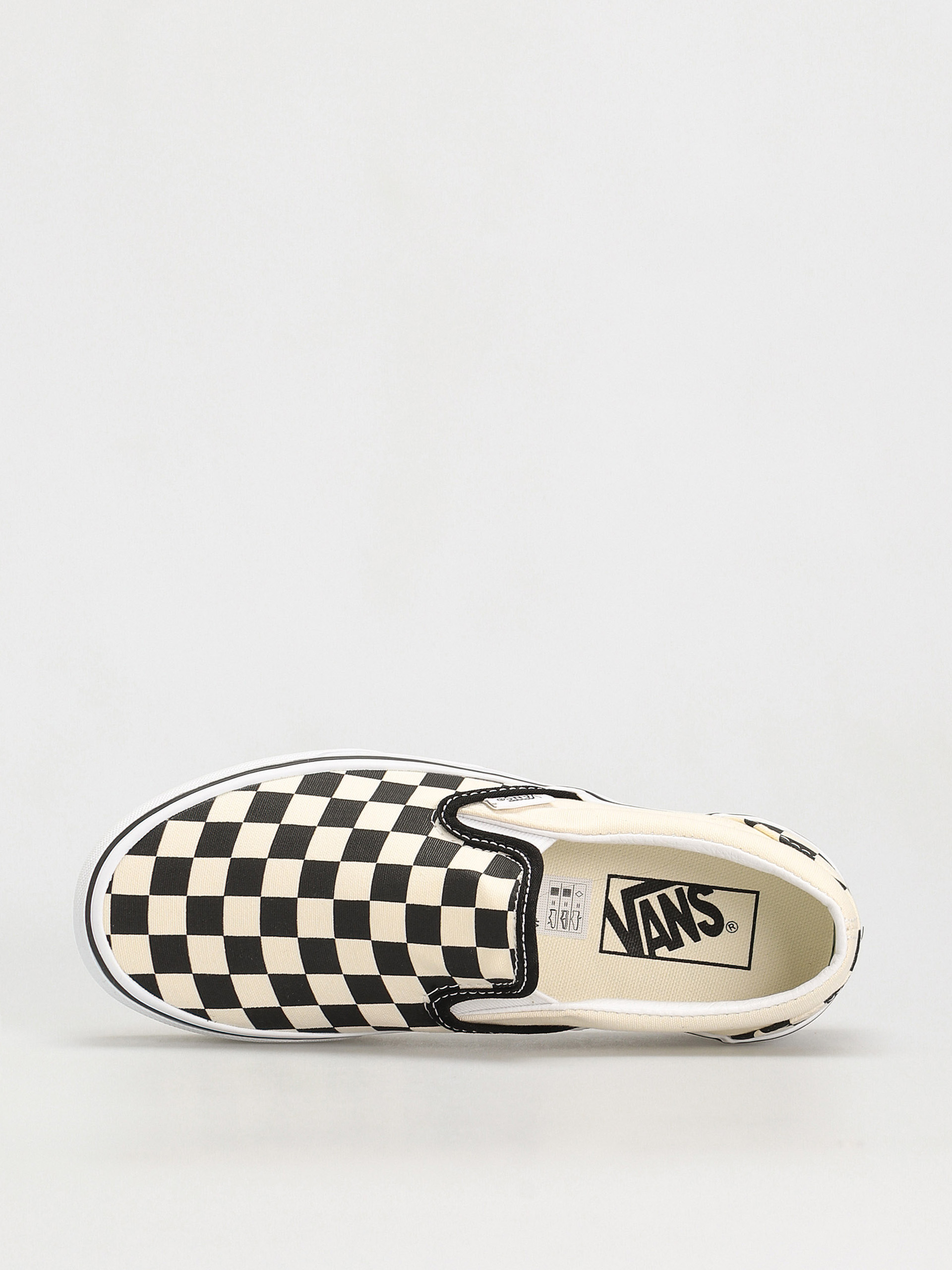 Vans Classic Slip On Stackform Cipők (checkerboard black/classic white)