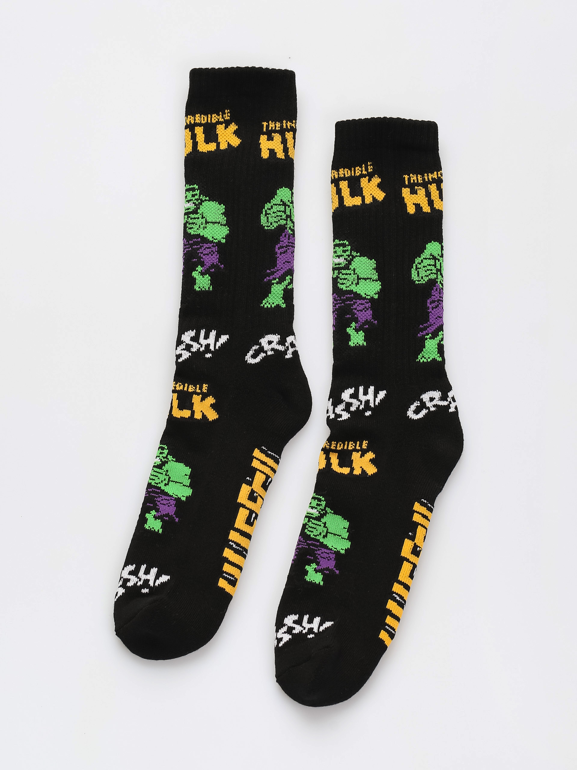 HUF X Marvel Hulk Retro Crew Zokni (black)