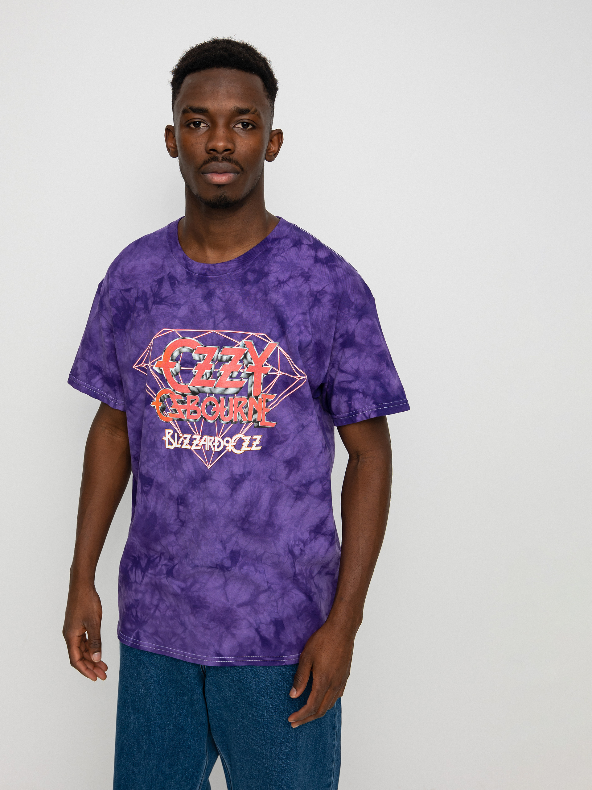 Diamond Supply Co. Ozzy Osbourne Mineral Wash póló (pur)