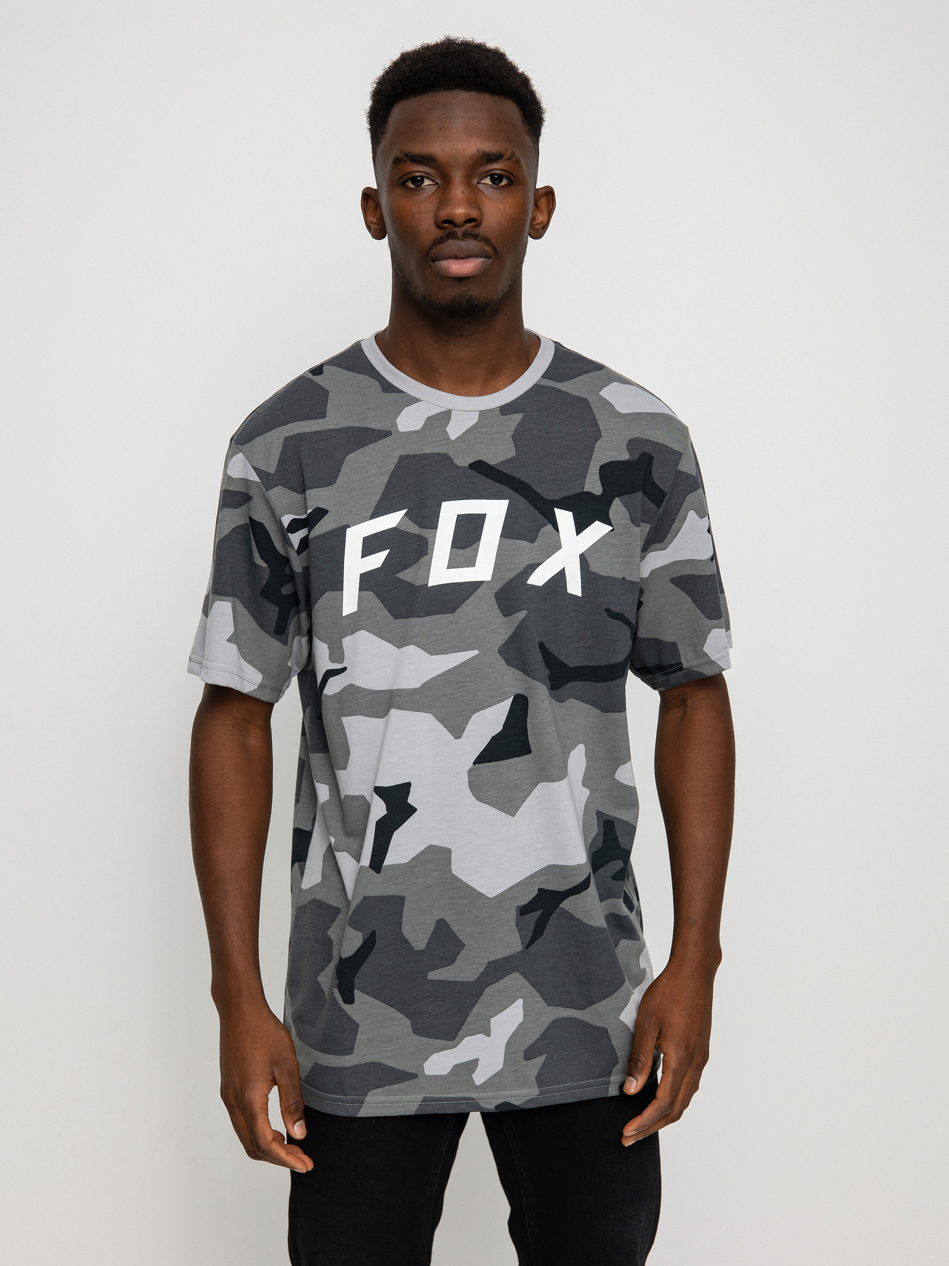 Fox Bnkr póló (blk cam)