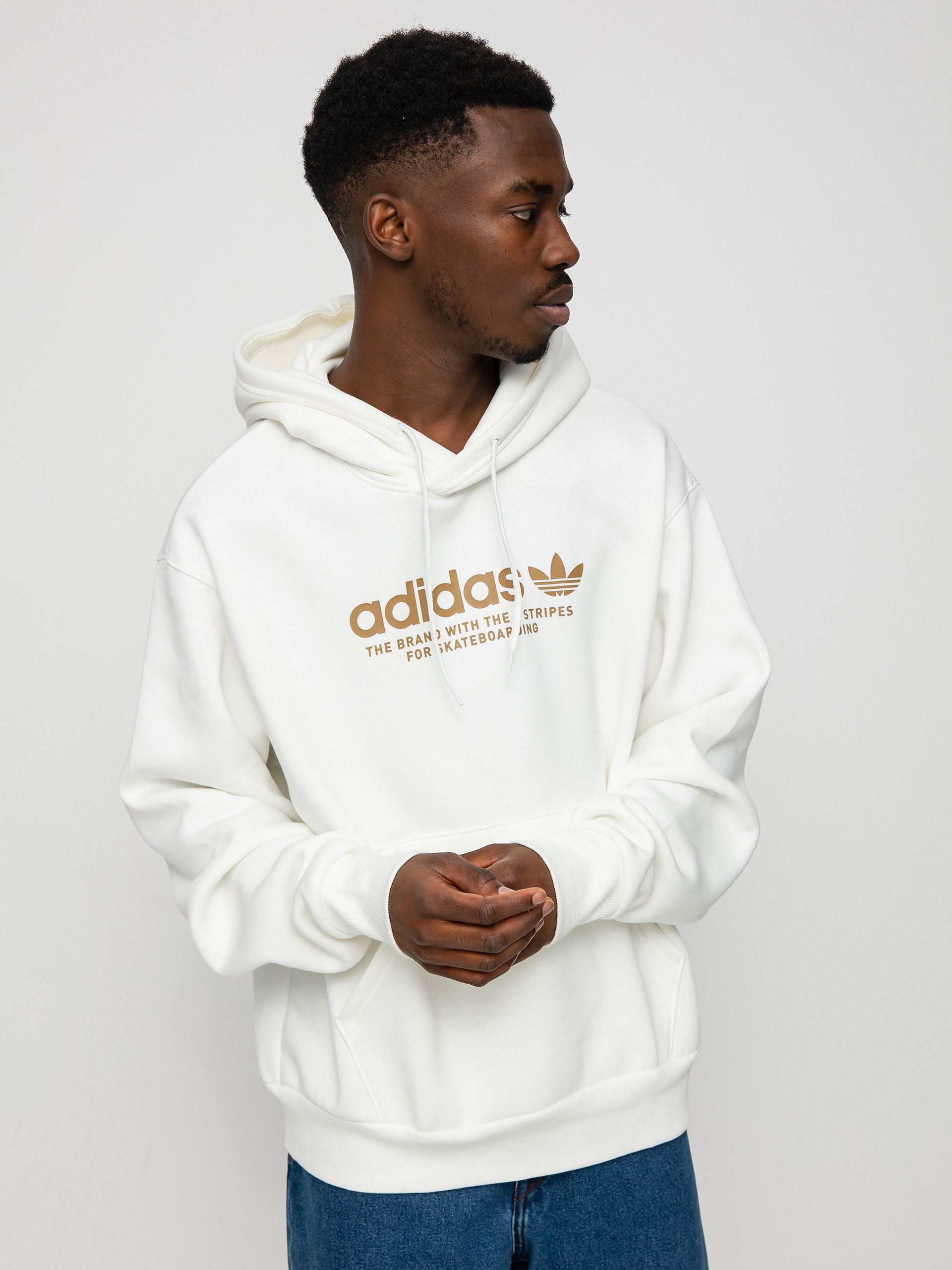 adidas 4.0 Logo HD Kapucnis pulóver (cwhite/cardbo)