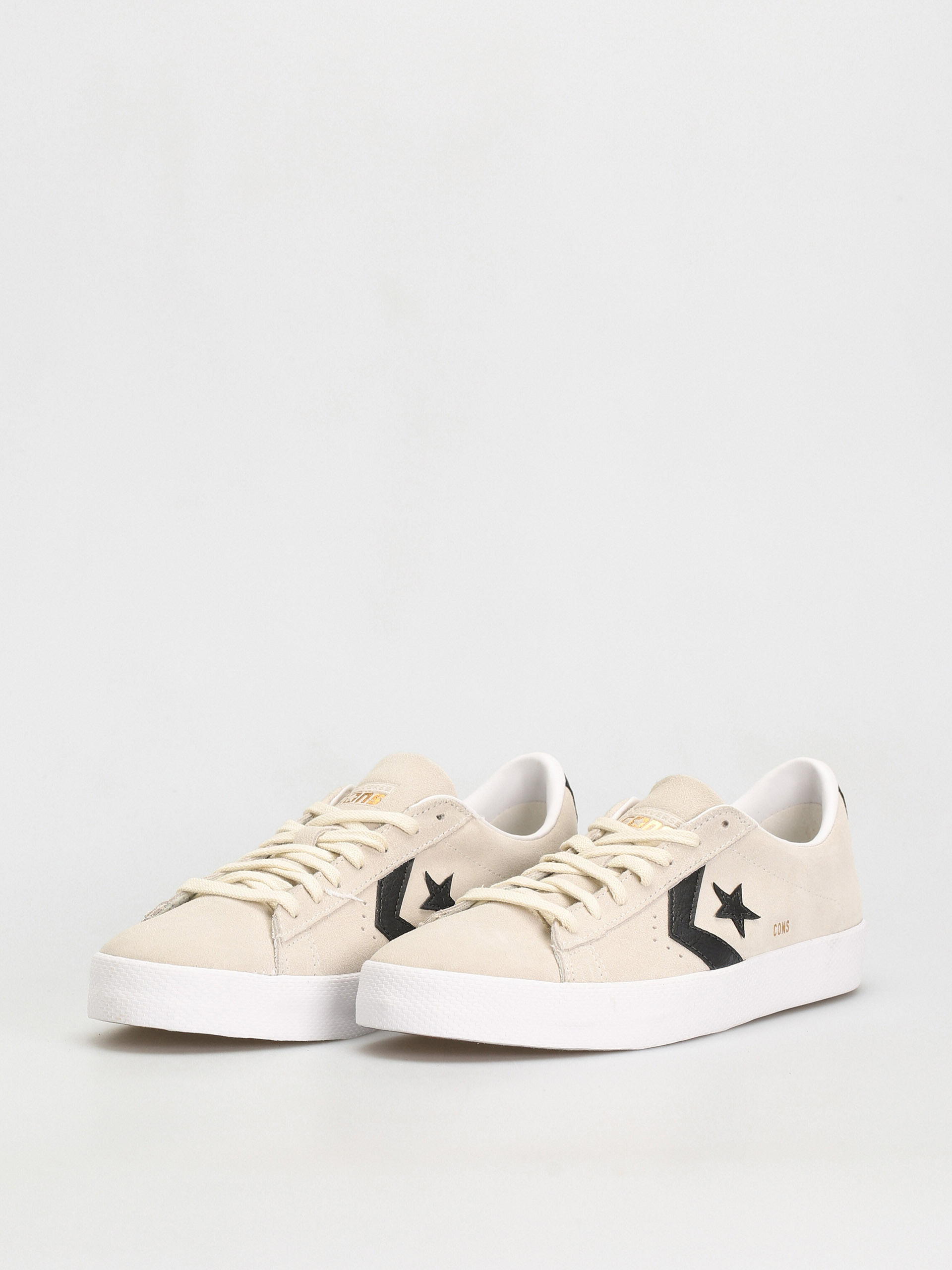 Converse Pro Leather Vulcanized Ox Cipők (egret/black/egret)