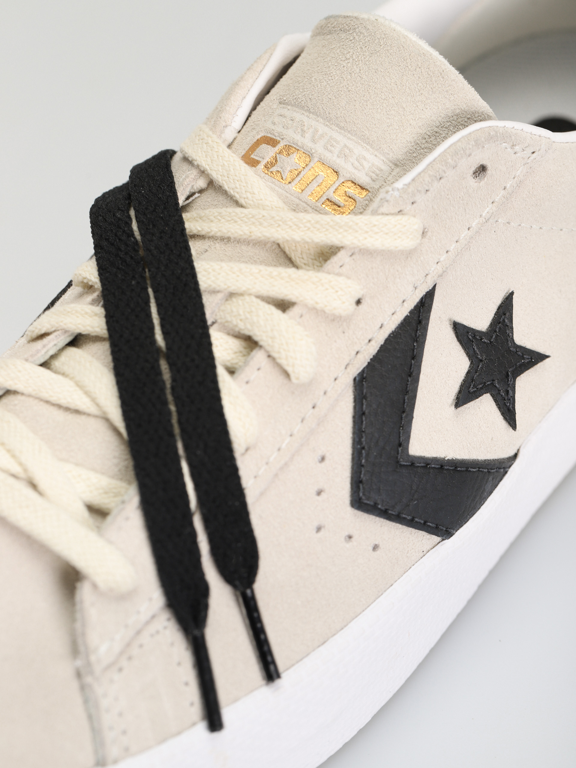 Converse Pro Leather Vulcanized Ox Cipők (egret/black/egret)