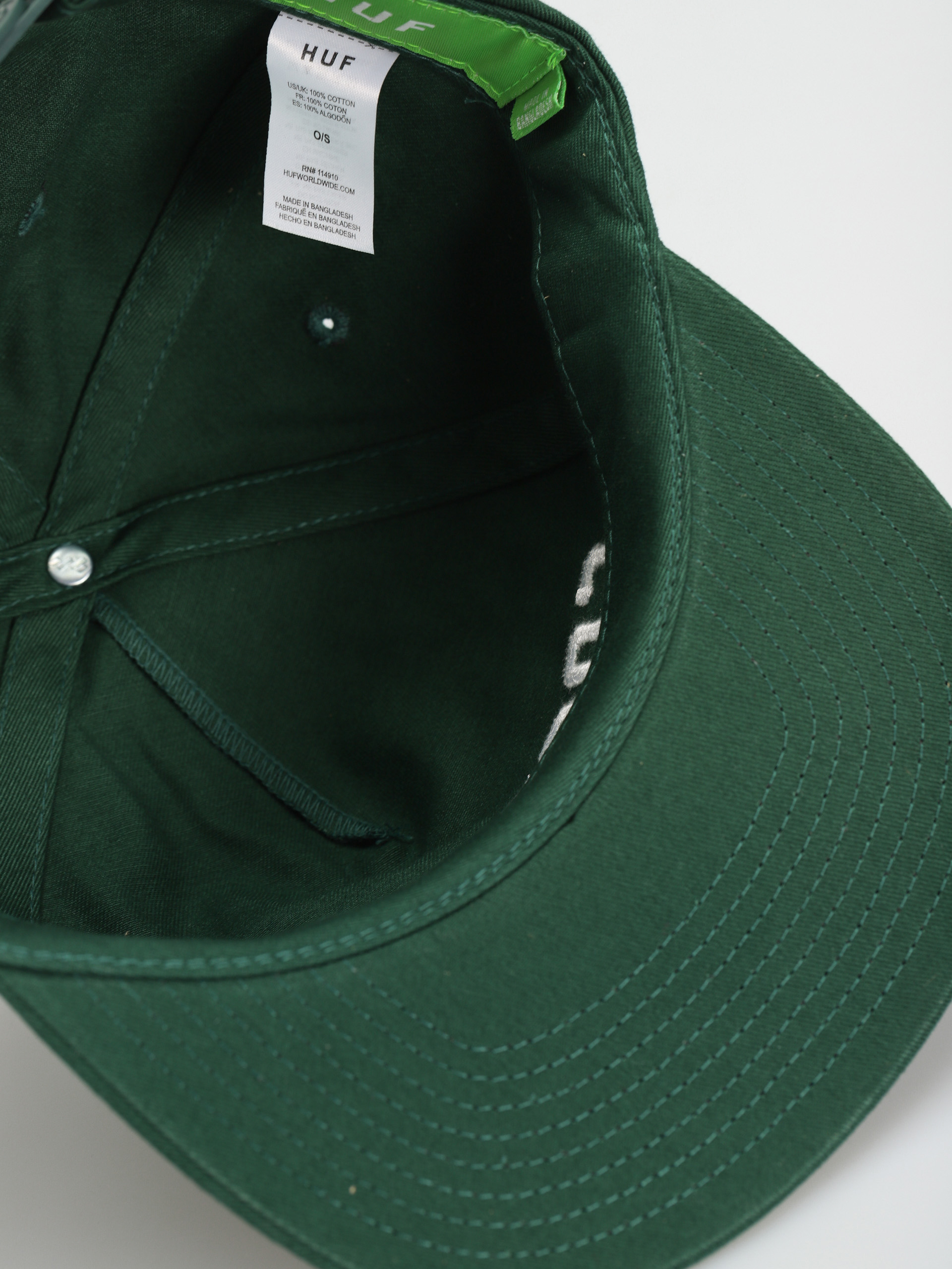 HUF Goodluck Baseball sapka (dark green)