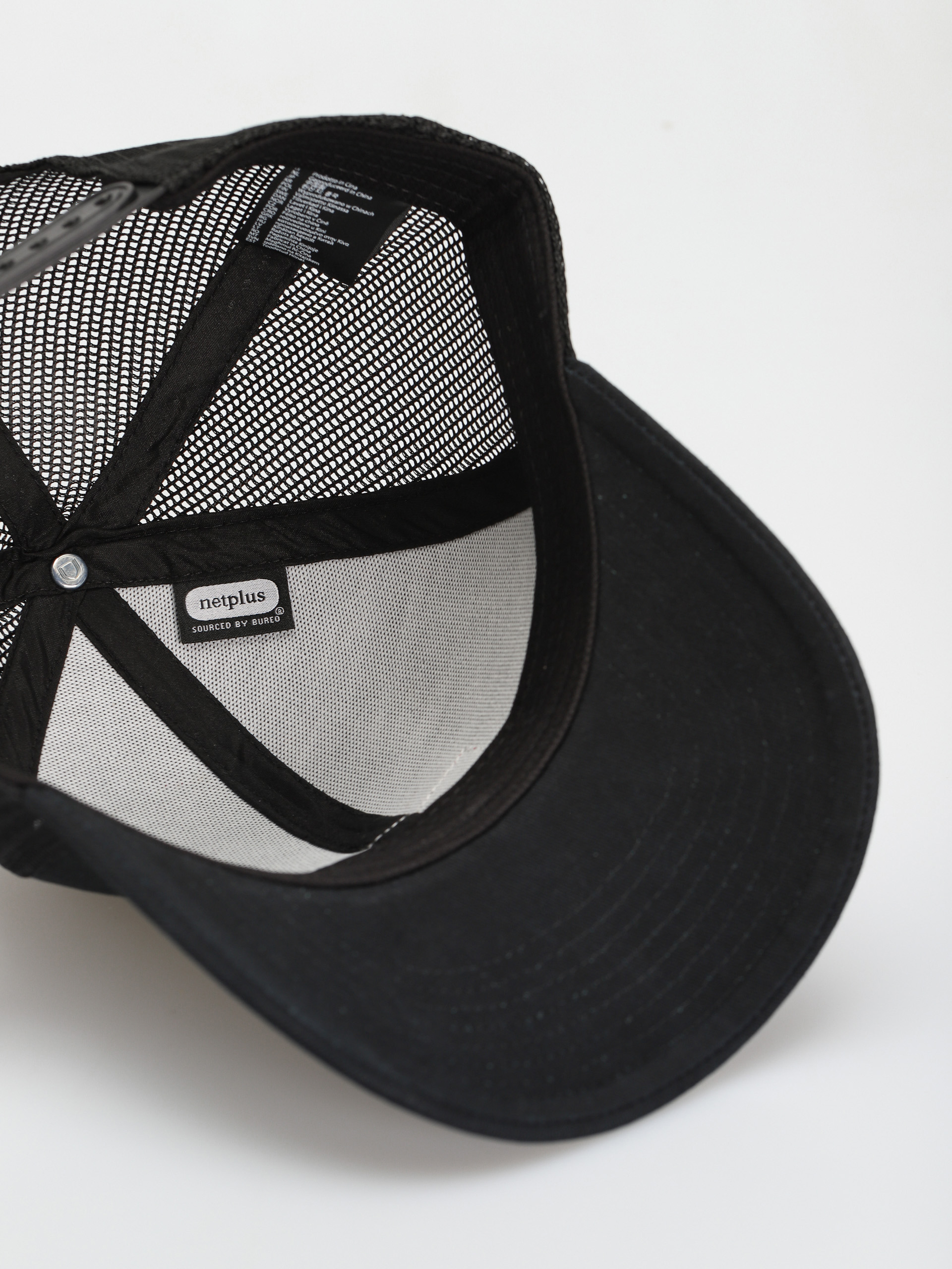 Brixton Truss X Mp Mesh Cap Baseball sapka (black/black)