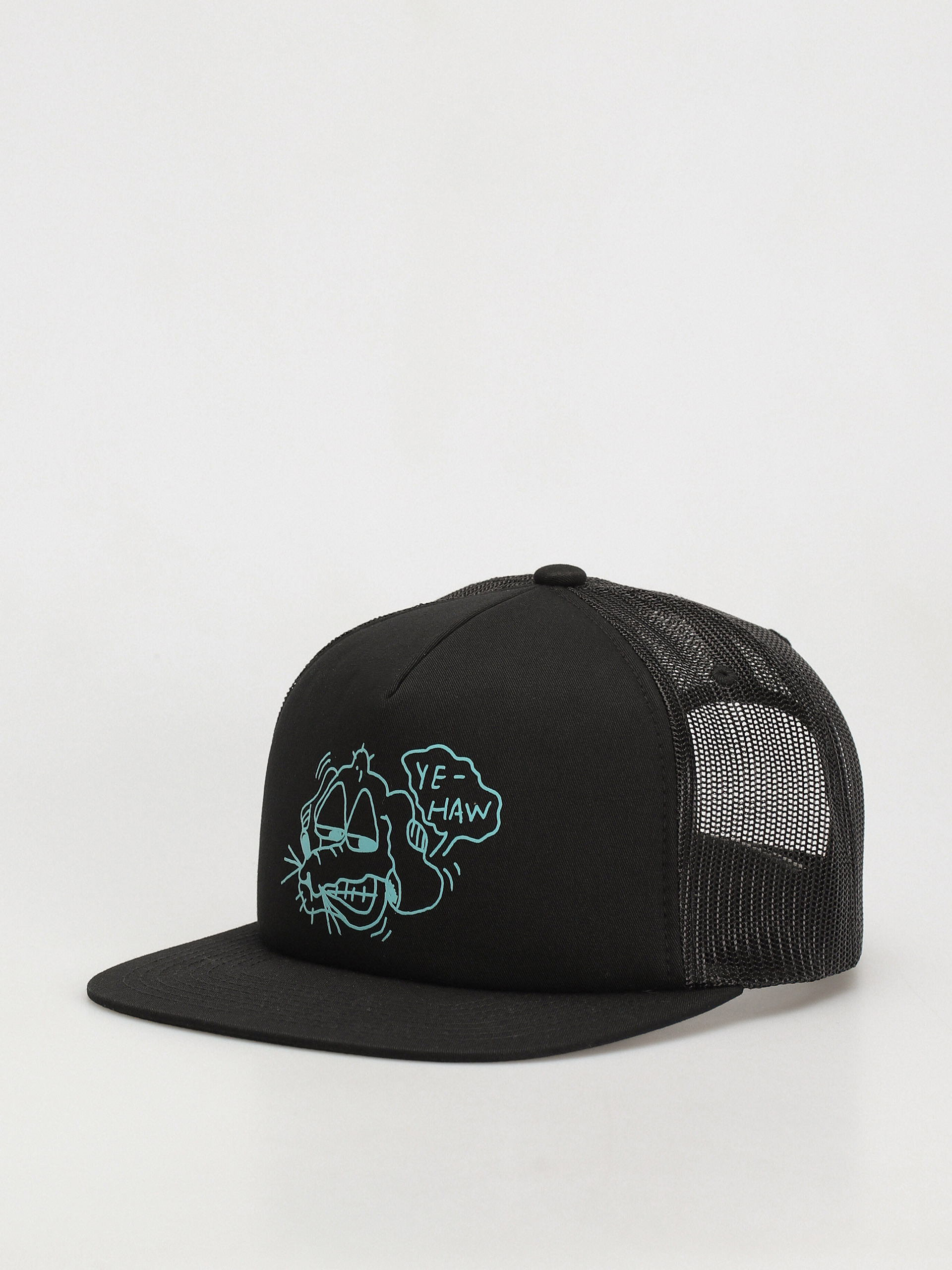 Brixton Ye Haw Mp Mesh Cap Baseball sapka (black/black)