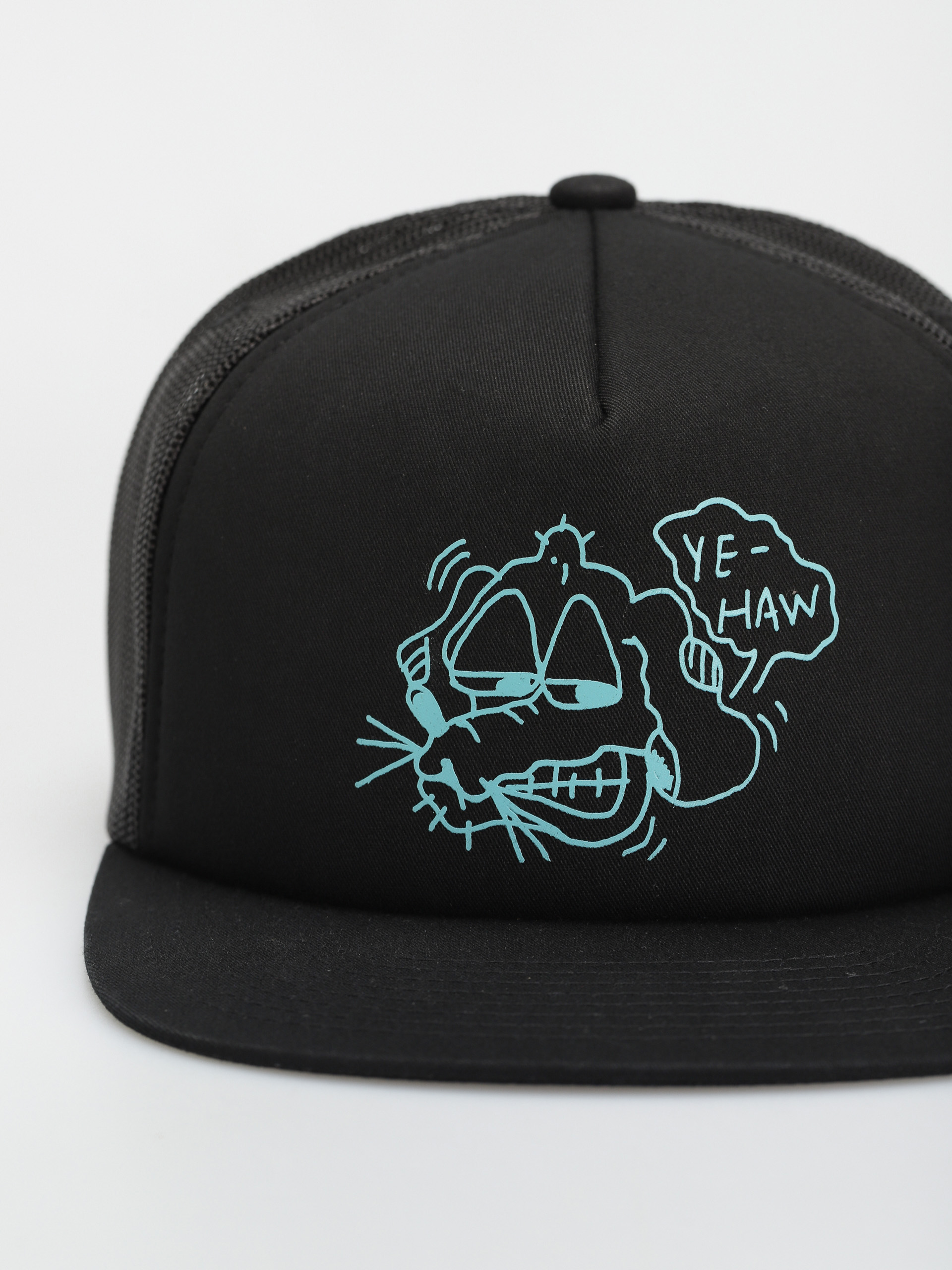 Brixton Ye Haw Mp Mesh Cap Baseball sapka (black/black)