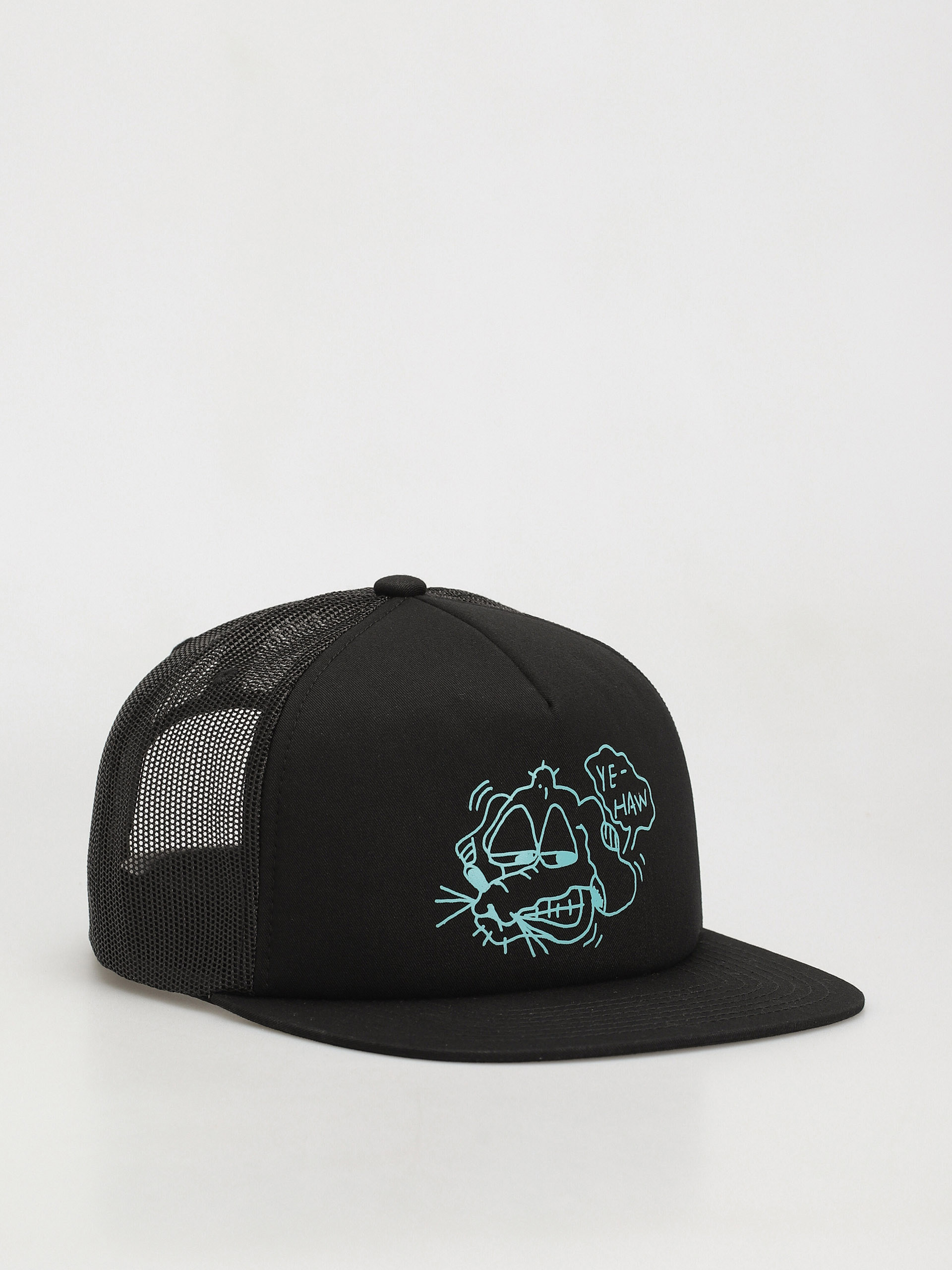 Brixton Ye Haw Mp Mesh Cap Baseball sapka (black/black)