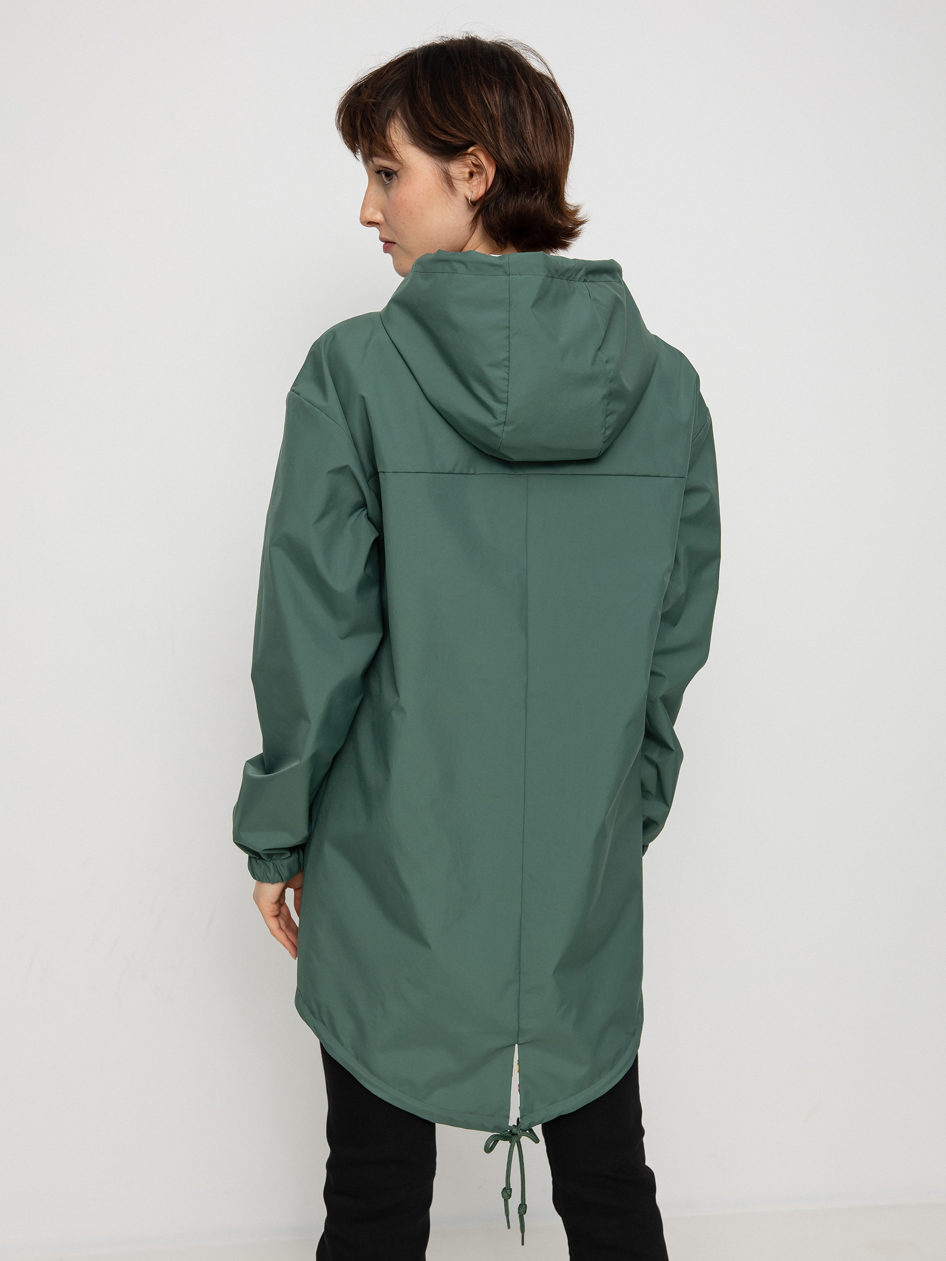 Vans Mercy Reversible Parka Dzseki Wmn (califas ditsy duck green)
