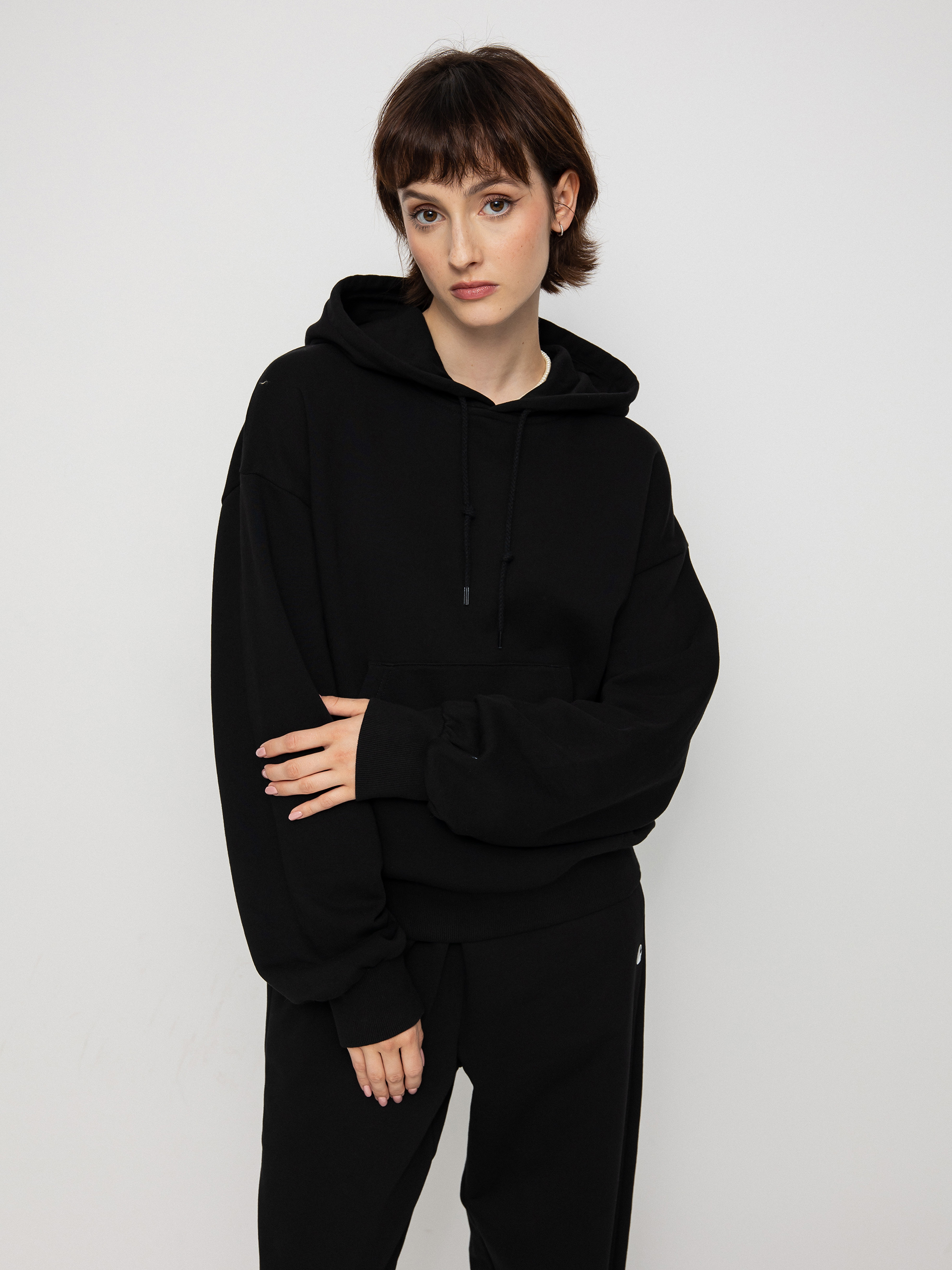 Carhartt WIP Casey HD Kapucnis pulóver Wmn (black/silver)