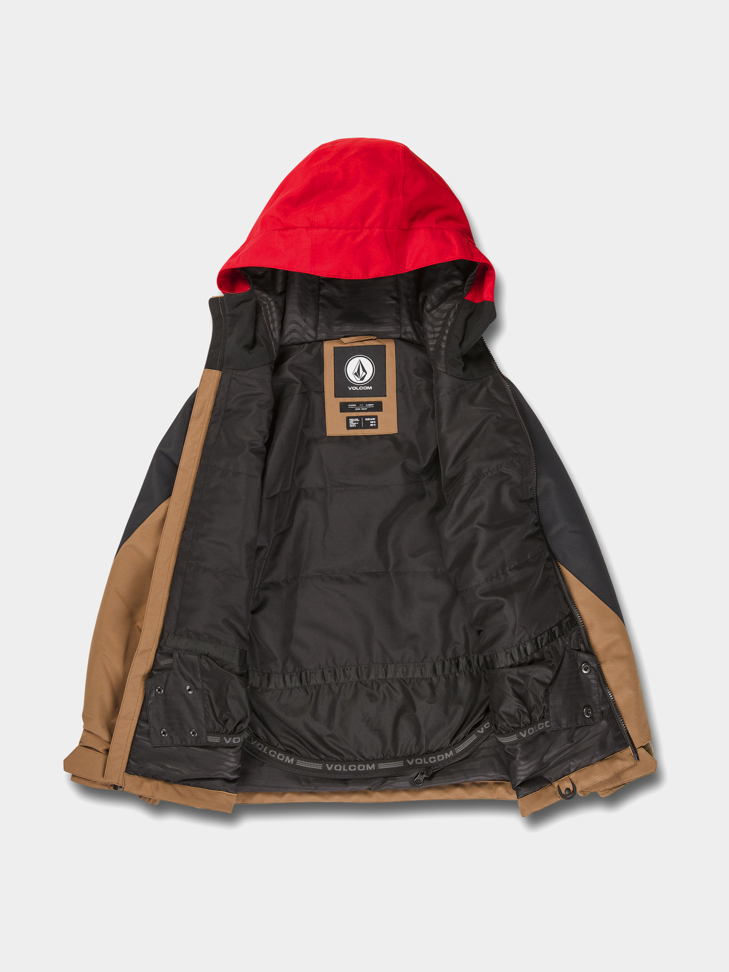 Volcom Vernon Ins JR Snowboard dzseki (red)