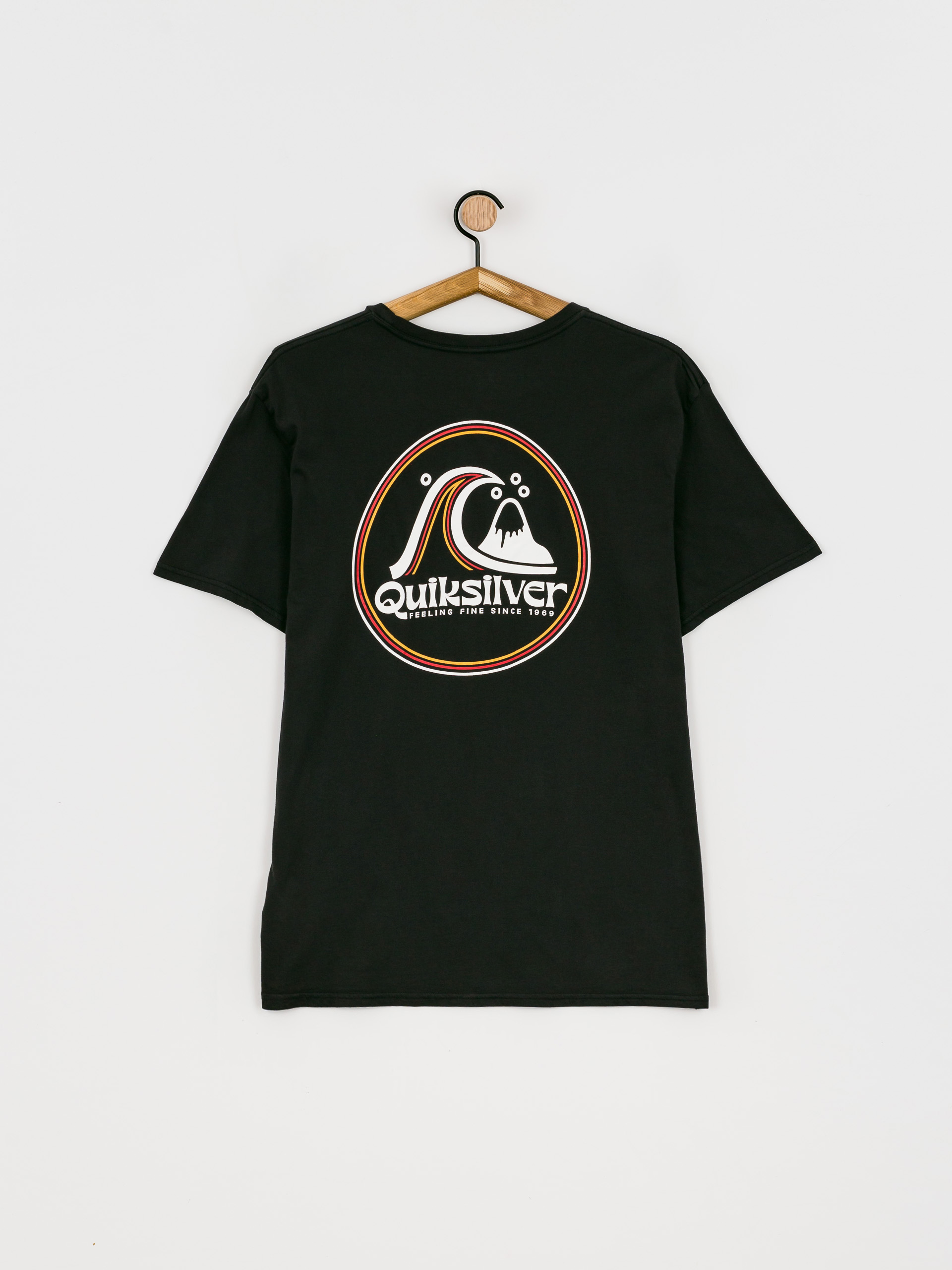 Quiksilver Rolling Circle póló (black)